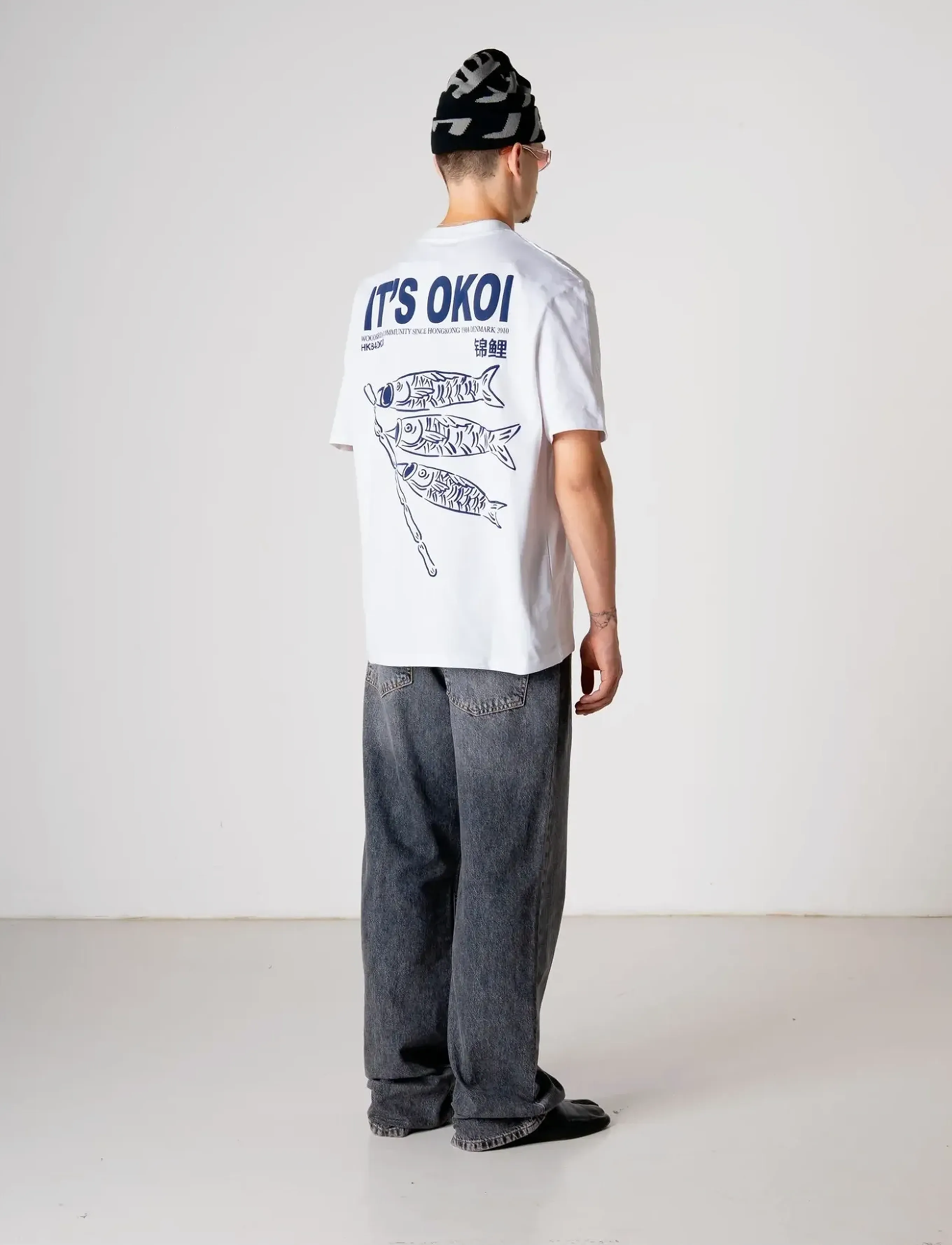 Woodbird - WBBaine Koi Tee - white - 3