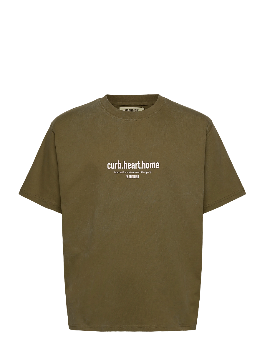 Woodbird - WBBeam Dye Tee - lühikeste varrukatega t-särgid - dark brown - 1