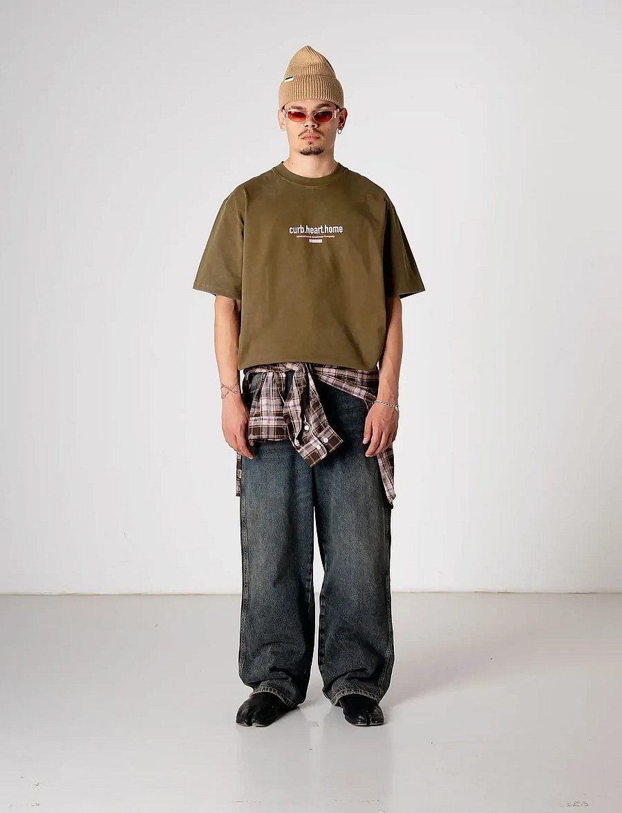 Woodbird - WBBeam Dye Tee - lühikeste varrukatega t-särgid - dark brown - 0