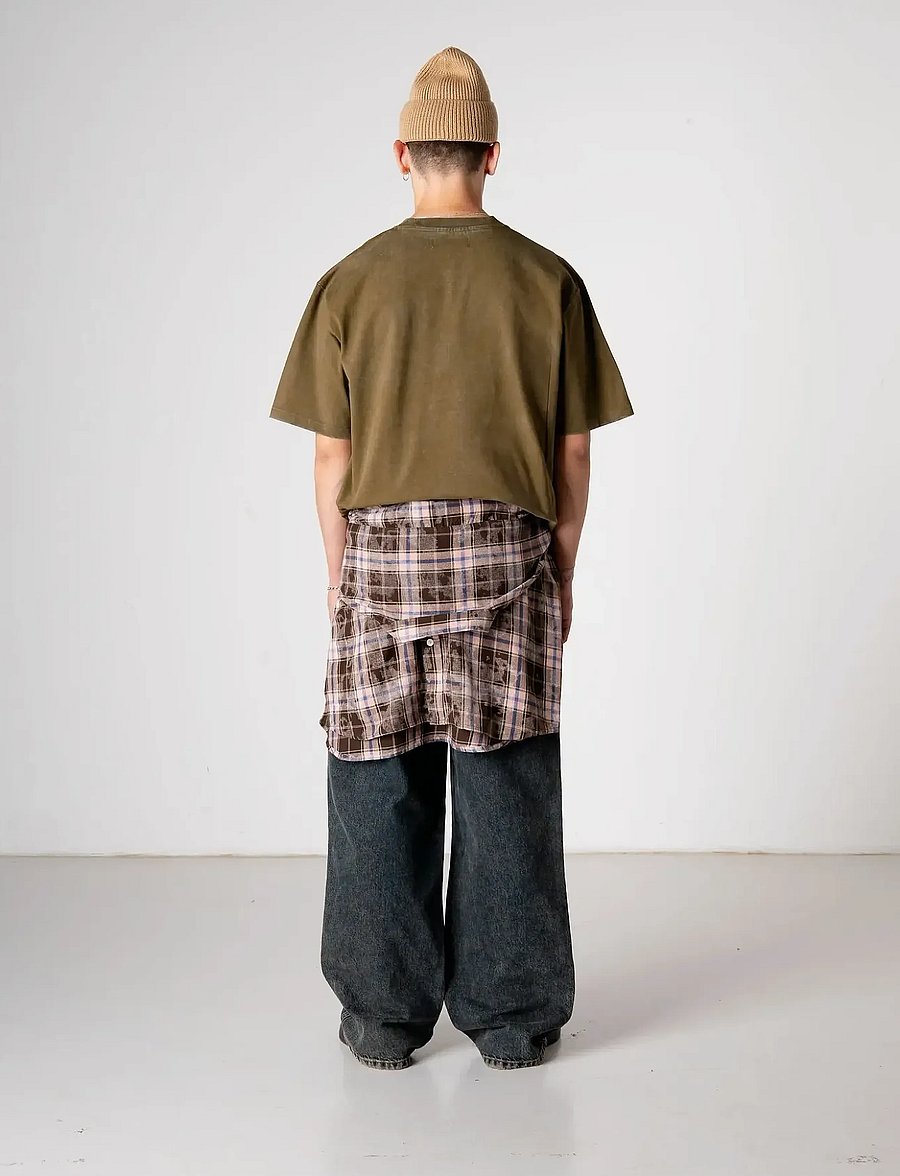 Woodbird - WBBeam Dye Tee - lühikeste varrukatega t-särgid - dark brown - 3