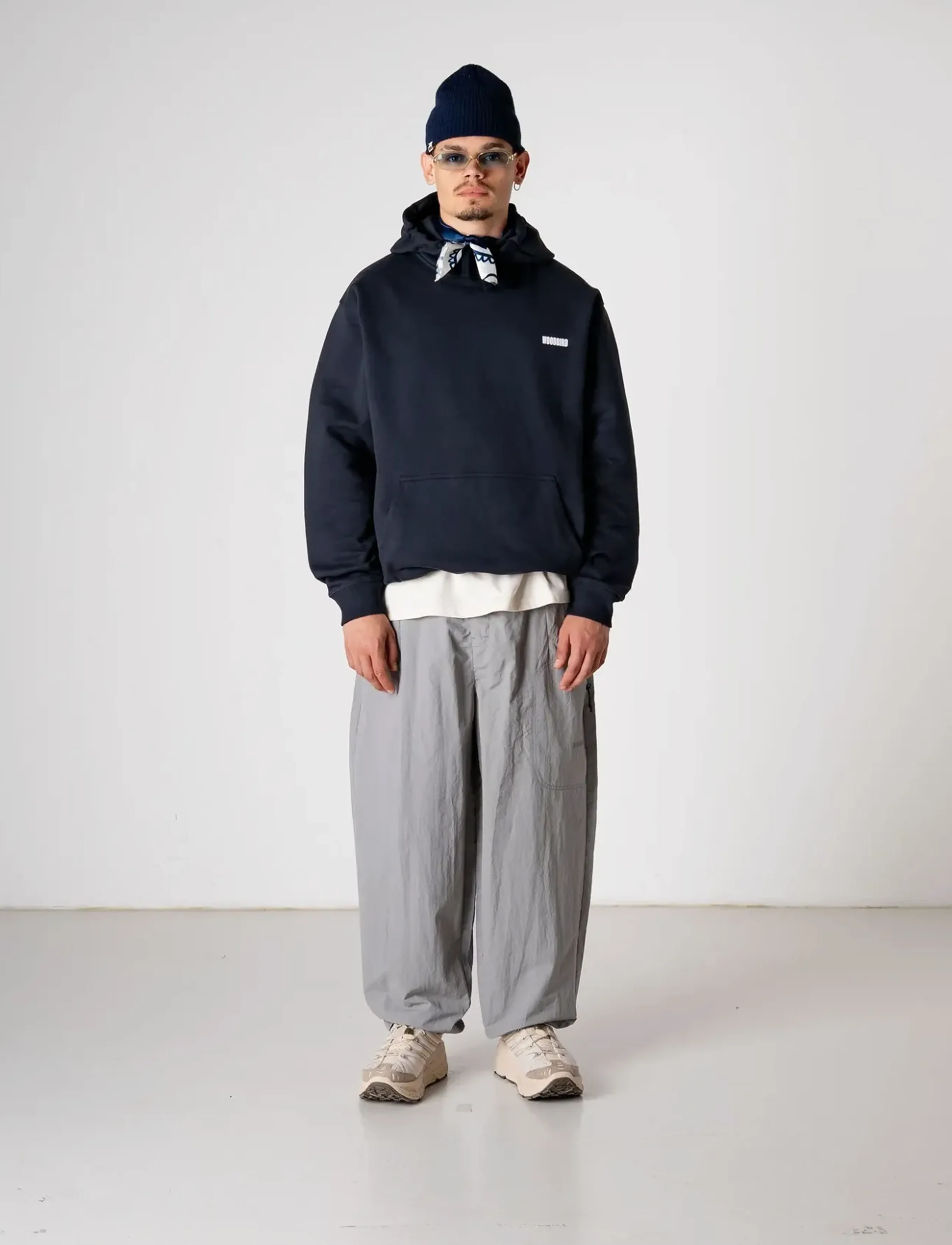 Woodbird Wbpacs Home Hoodie, S, Sweatshirts & Hoodies, Marineblau - Männerswear