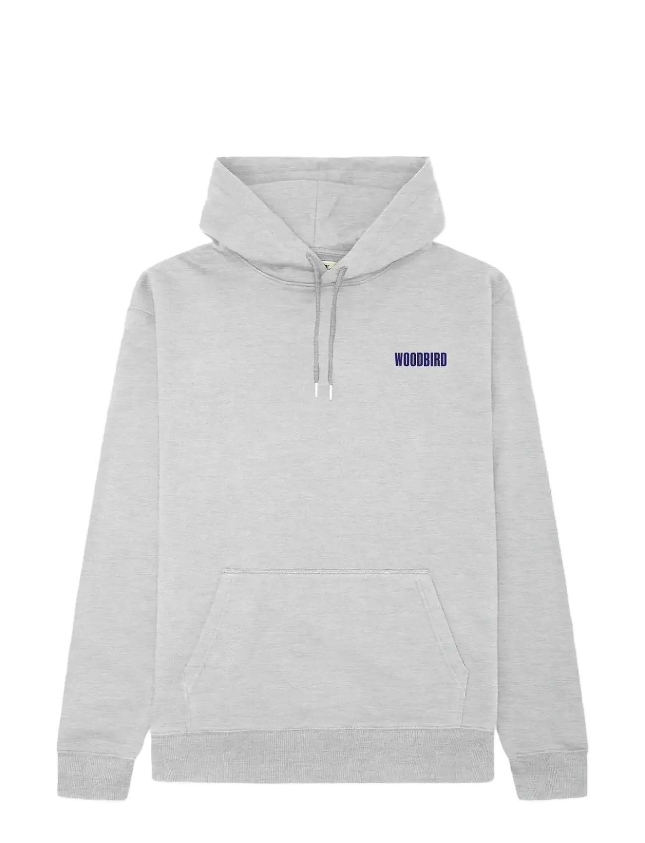 Woodbird WBPacs Home Hoodie - Sweatshirts - SNOW MELANGE / grey