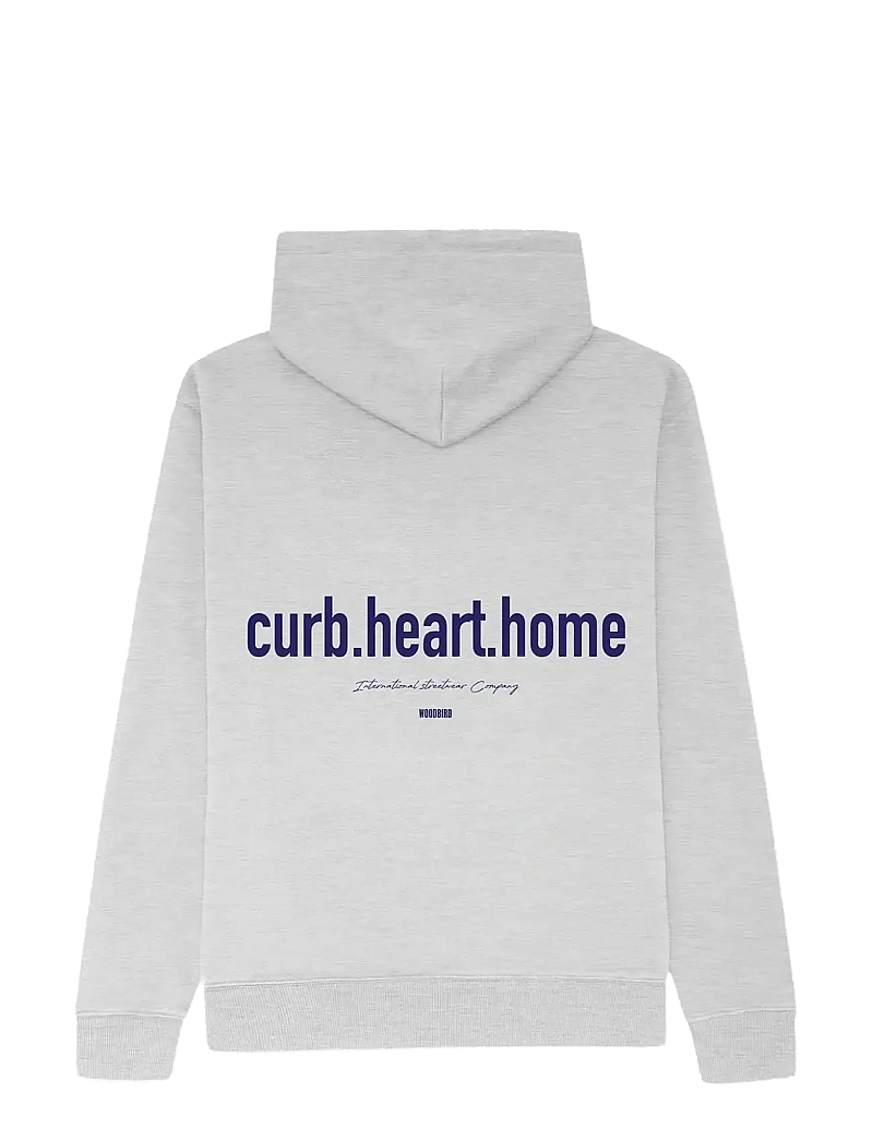 Woodbird - WBPacs Home Hoodie - hoodies - snow melange - 2