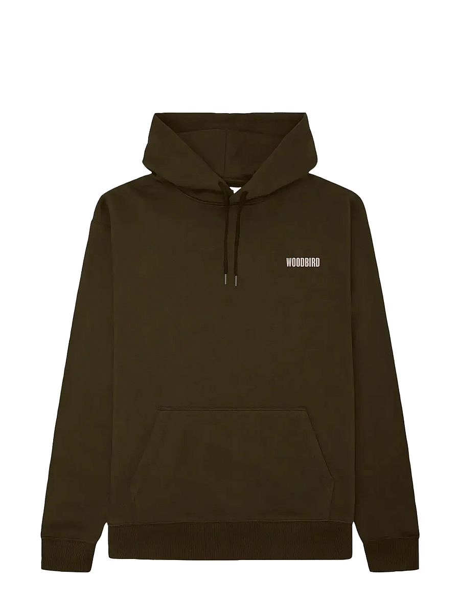Woodbird - WBPacs Founded Hoodie - kapuzenpullover - dark brown - 1
