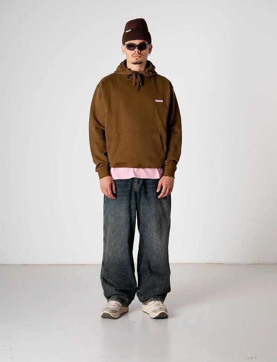 Woodbird - WBPacs Founded Hoodie - kapuzenpullover - dark brown - 0