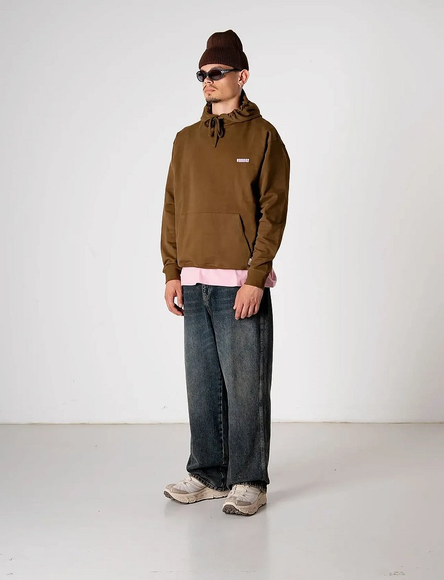 Woodbird - WBPacs Founded Hoodie - kapuzenpullover - dark brown - 3