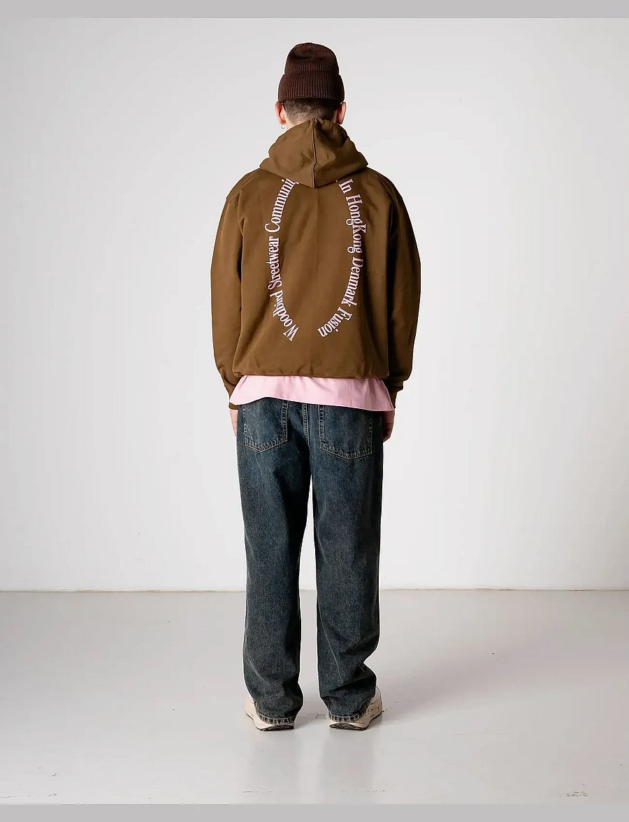 Woodbird - WBPacs Founded Hoodie - kapuzenpullover - dark brown - 5