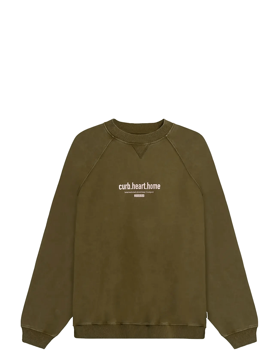 Woodbird - WBZhang Dye Crew - shop efter stil - dark brown - 0