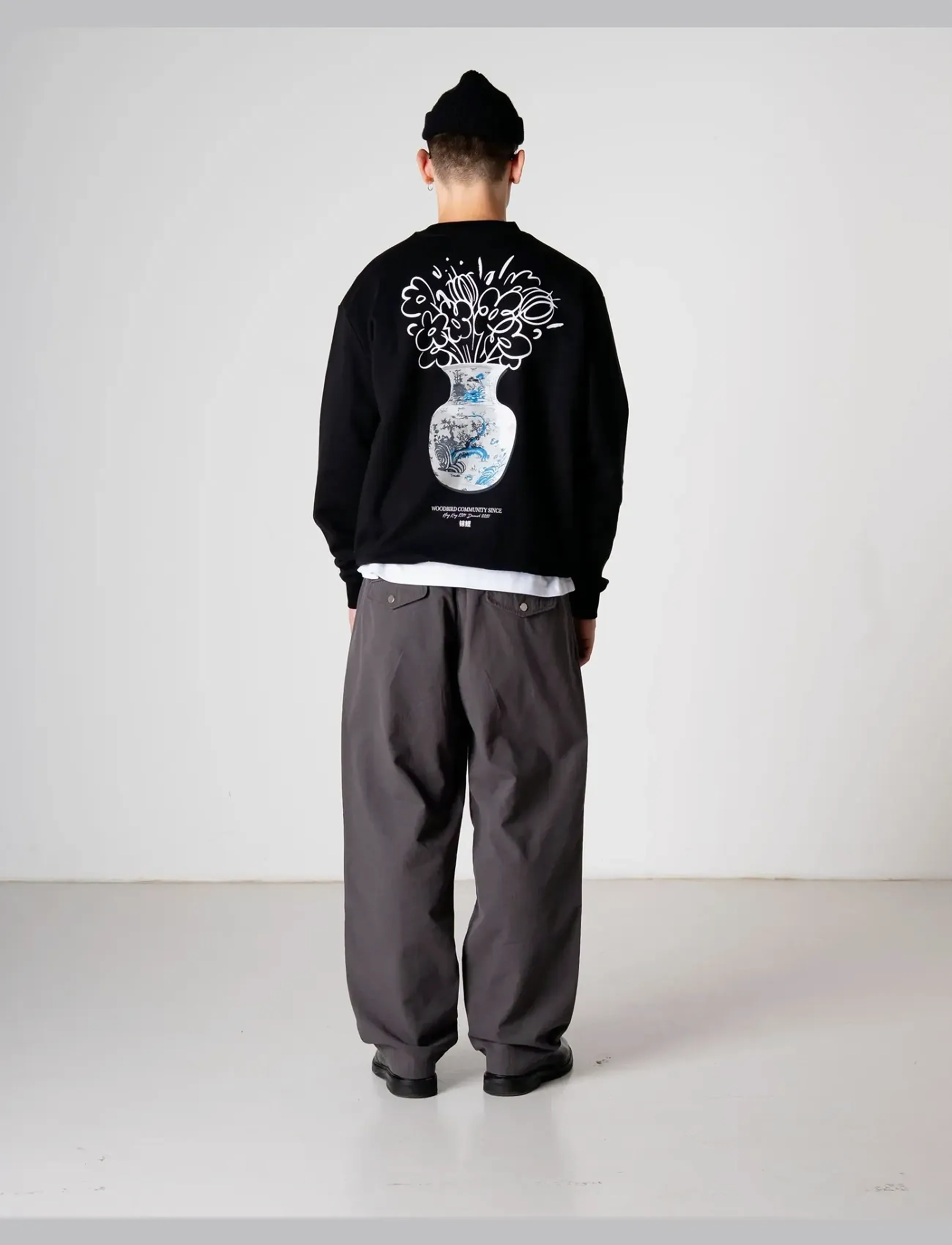Woodbird - WBCane Ming Crew - black - 4