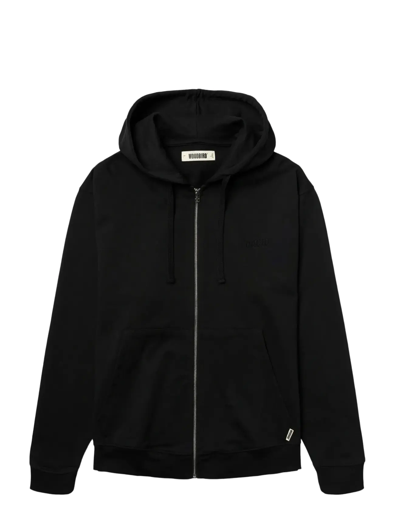 WOODBIRD Wbfuji Base Zip Hoodie Schwarz - XS - Herren