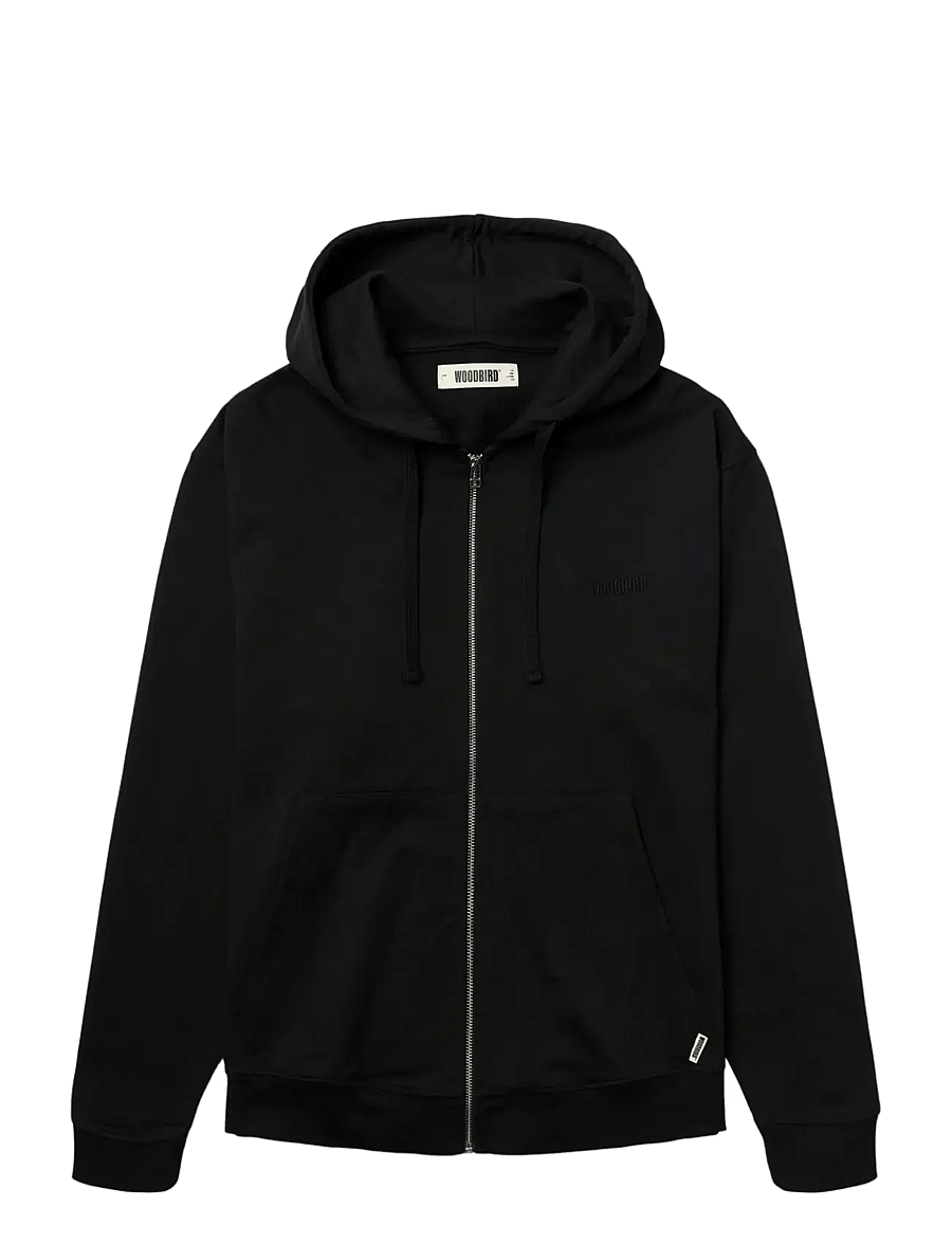 Woodbird - WBFuji Base Zip Hoodie - kapuzenpullover - black - 1