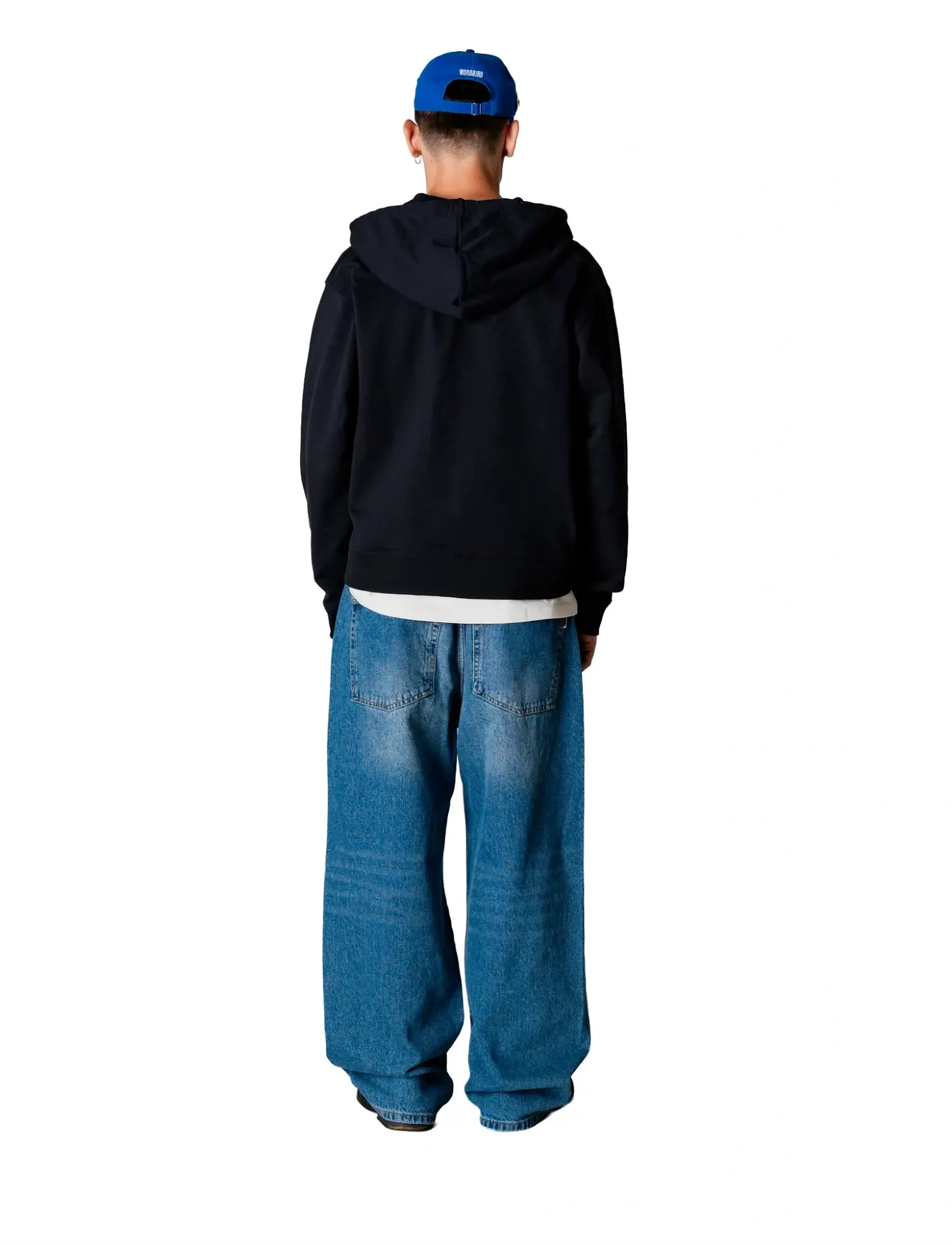 Woodbird - WBFuji Base Zip Hoodie - hættetrøjer - black - 4