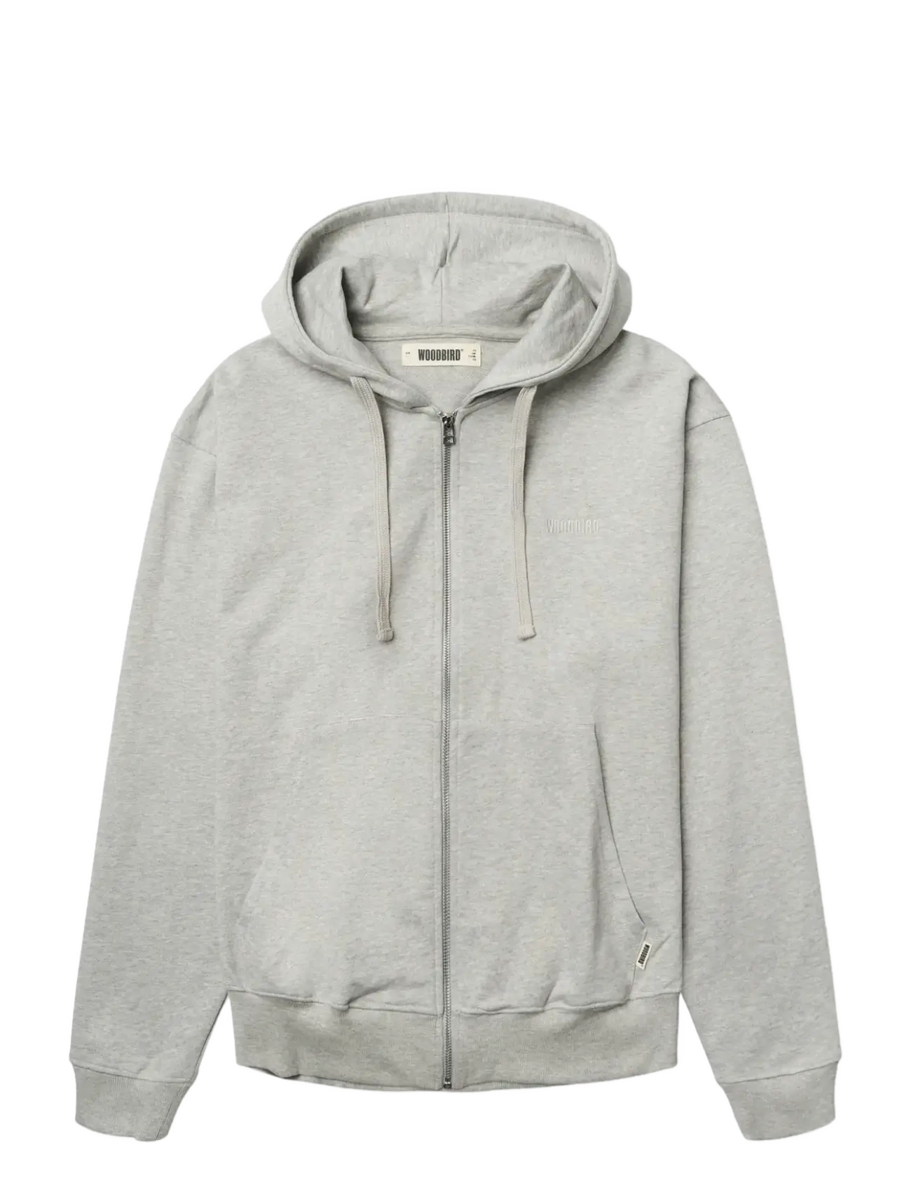 WOODBIRD Wbfuji Base Zip Hoodie Grau - S - Herren