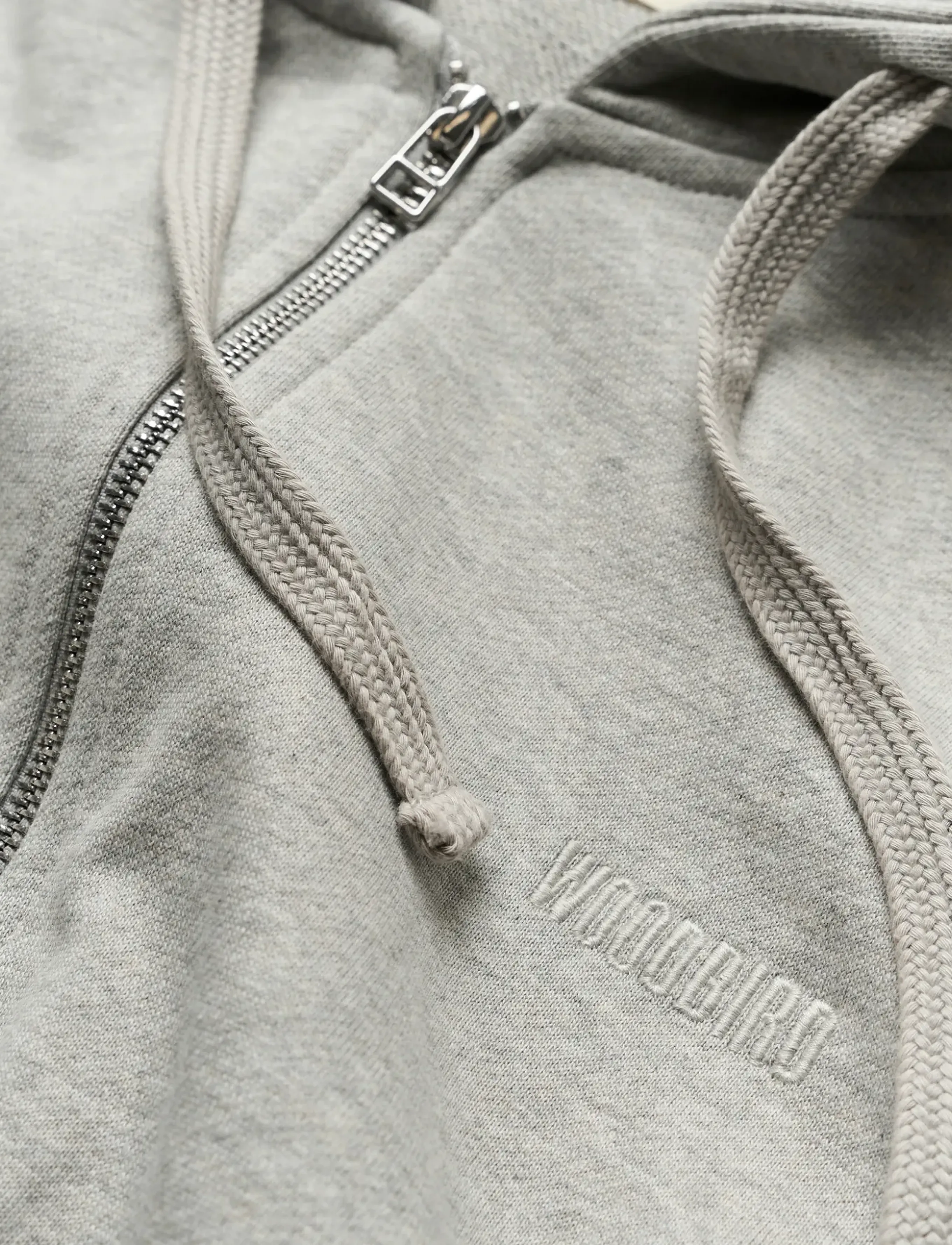 Woodbird - WBFuji Base Zip Hoodie - hættetrøjer - light grey melange - 2