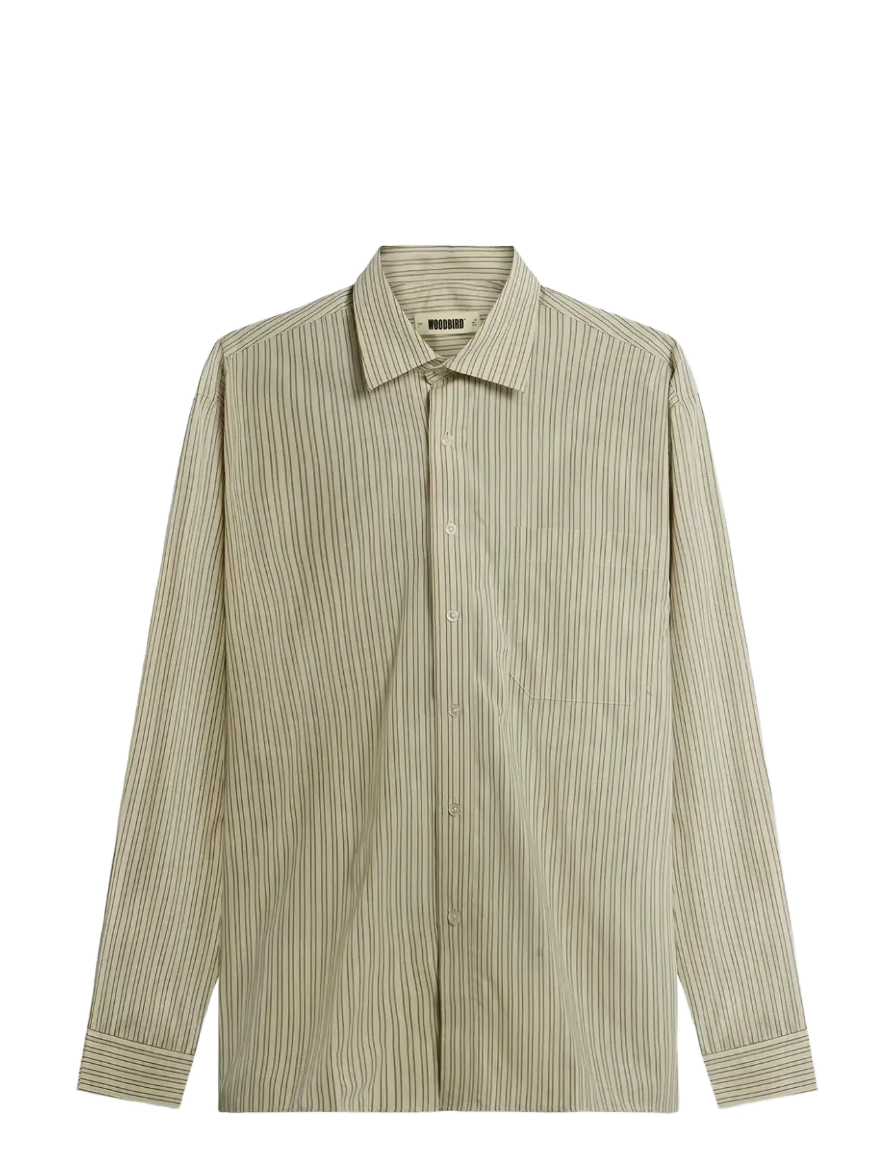 Woodbird WBBuzo Striped Shirt - Skjorter - YELLOW / yellow