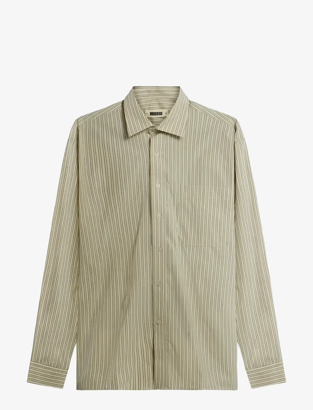Woodbird - WBBuzo Striped Shirt - basic-hemden - yellow - 1