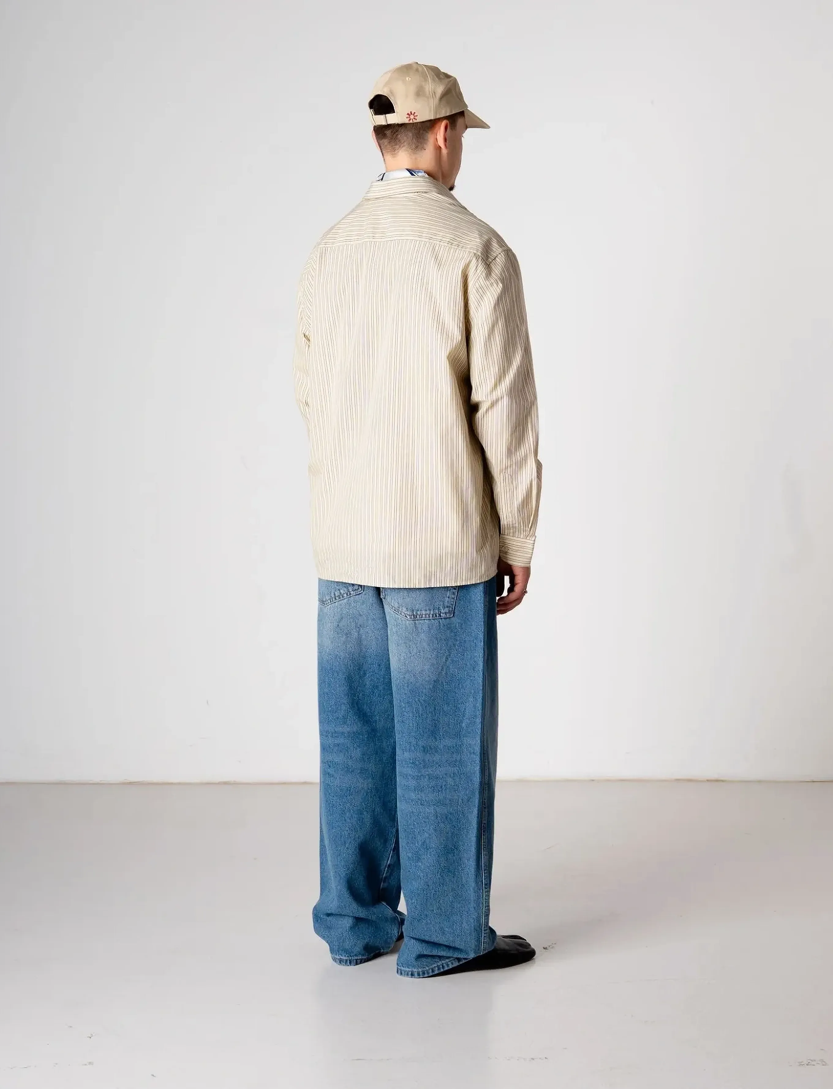 Woodbird - WBBuzo Striped Shirt - stribede skjorter - yellow - 3