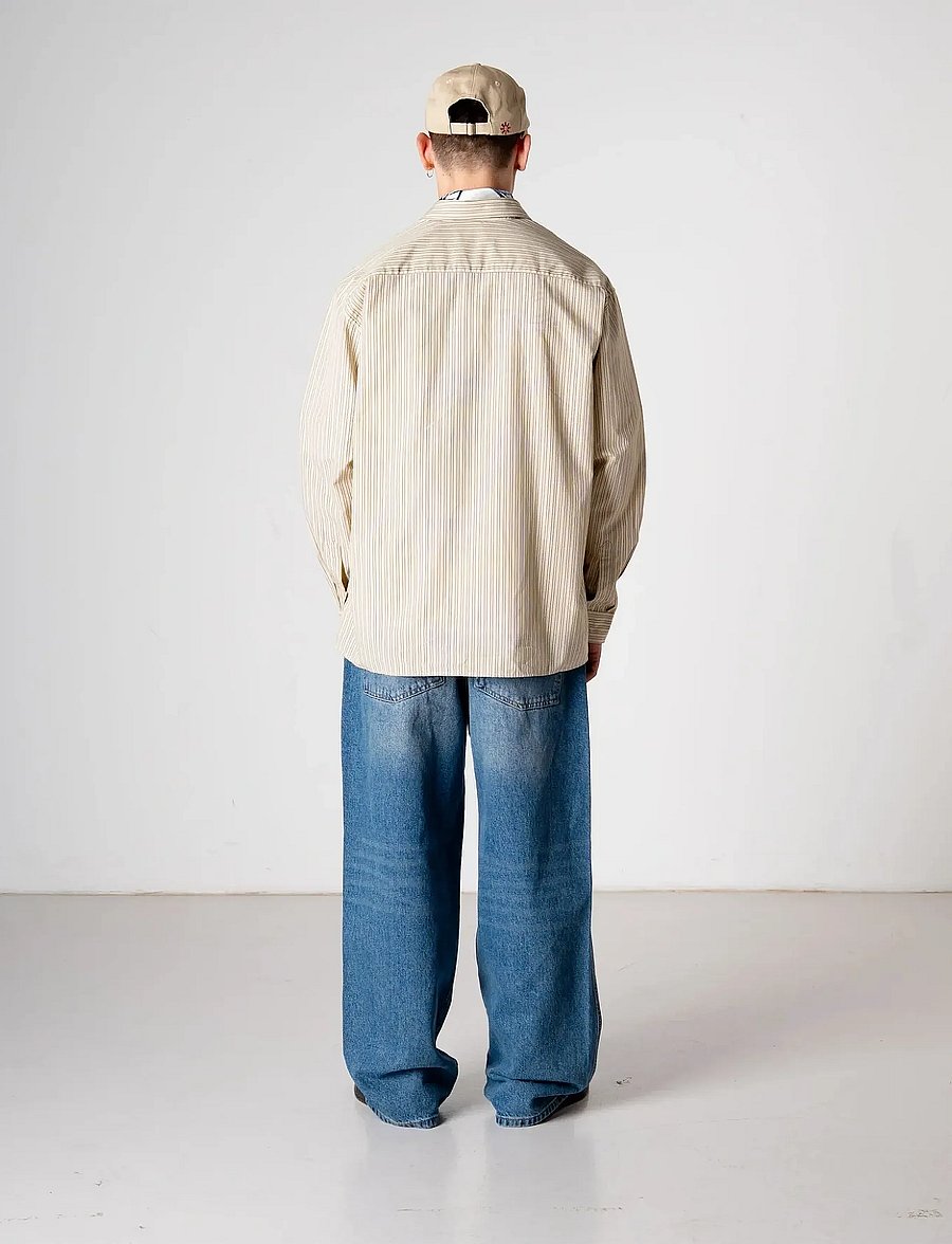 Woodbird - WBBuzo Striped Shirt - gestreifte hemden - yellow - 4