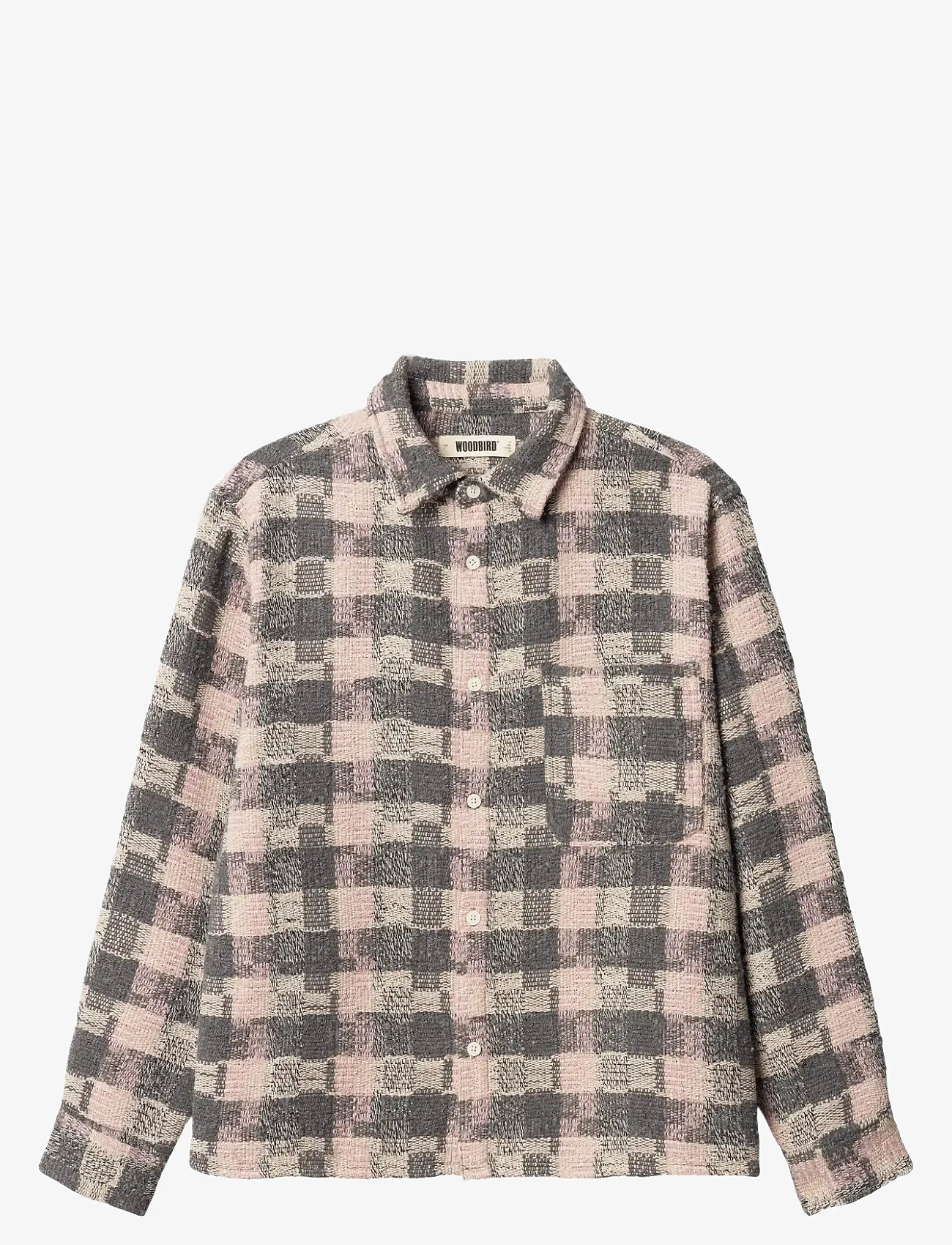 Woodbird - WBGlixto Structure Shirt - nach anlass kaufen - grey-brown - 1