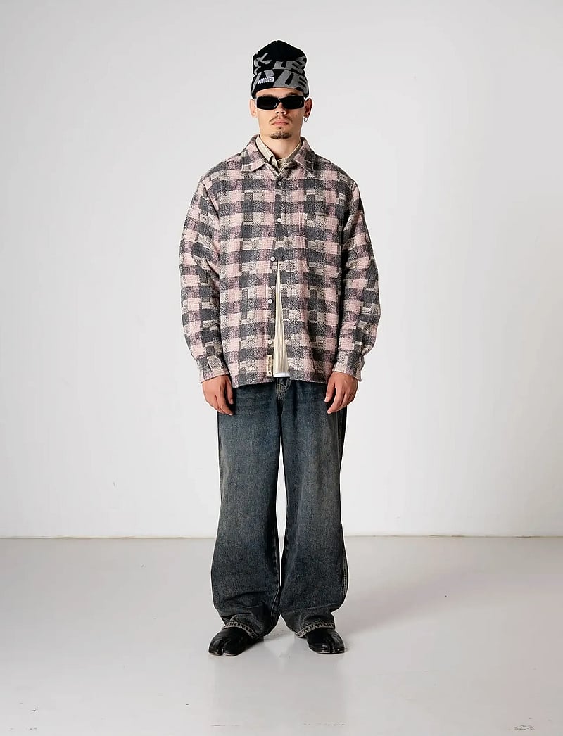 Woodbird - WBGlixto Structure Shirt - osta olukorra järgi - grey-brown - 0