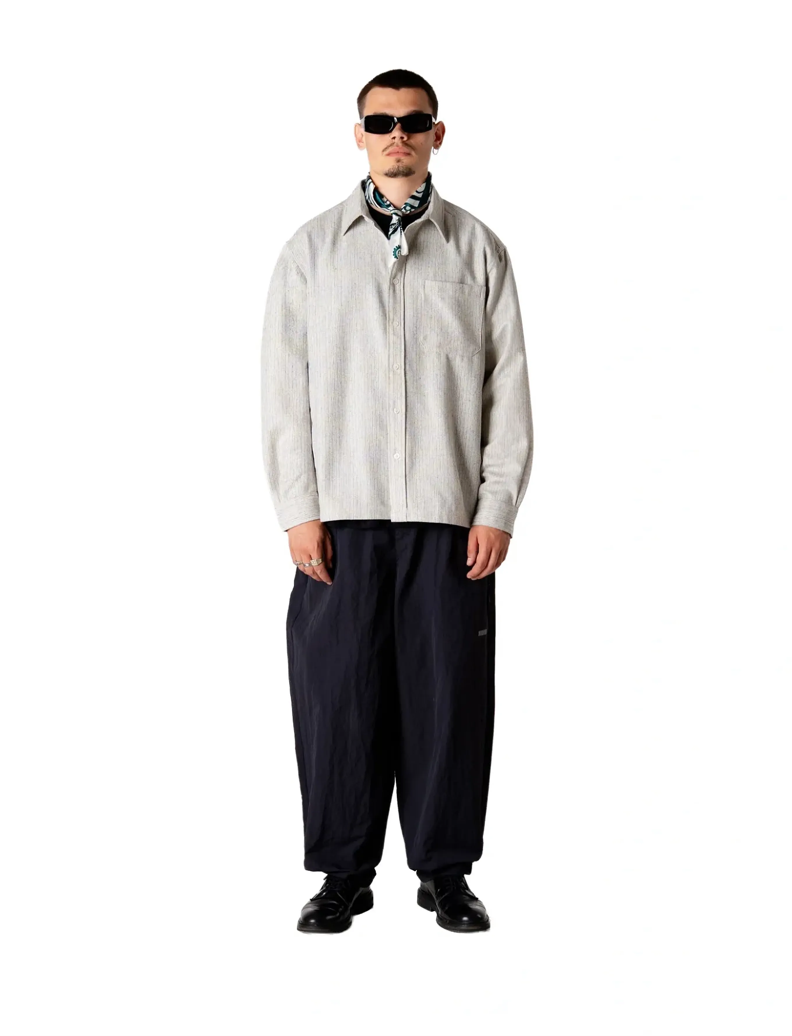 Woodbird Wbbuzo Wool Shirt, S, Designer, Grau - Overshirts, Männerswear