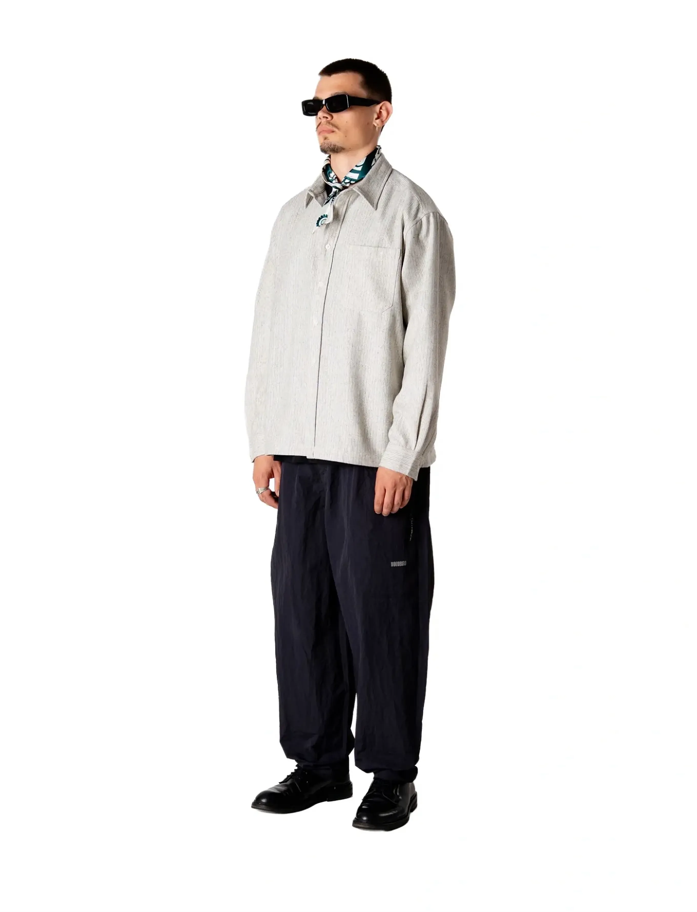 Woodbird - WBBuzo Wool Shirt - casual hemden - grey - 3