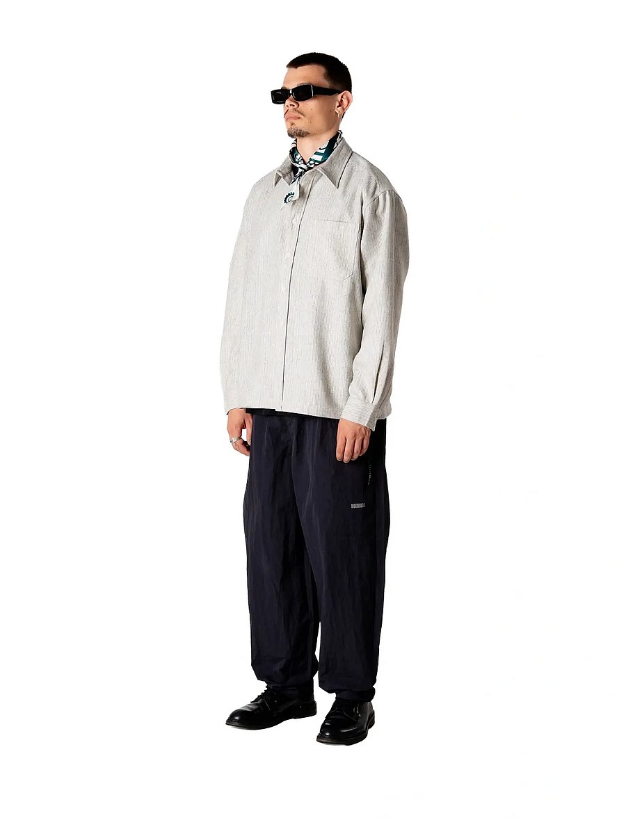 Woodbird - WBBuzo Wool Shirt - chemises décontractées - grey - 3