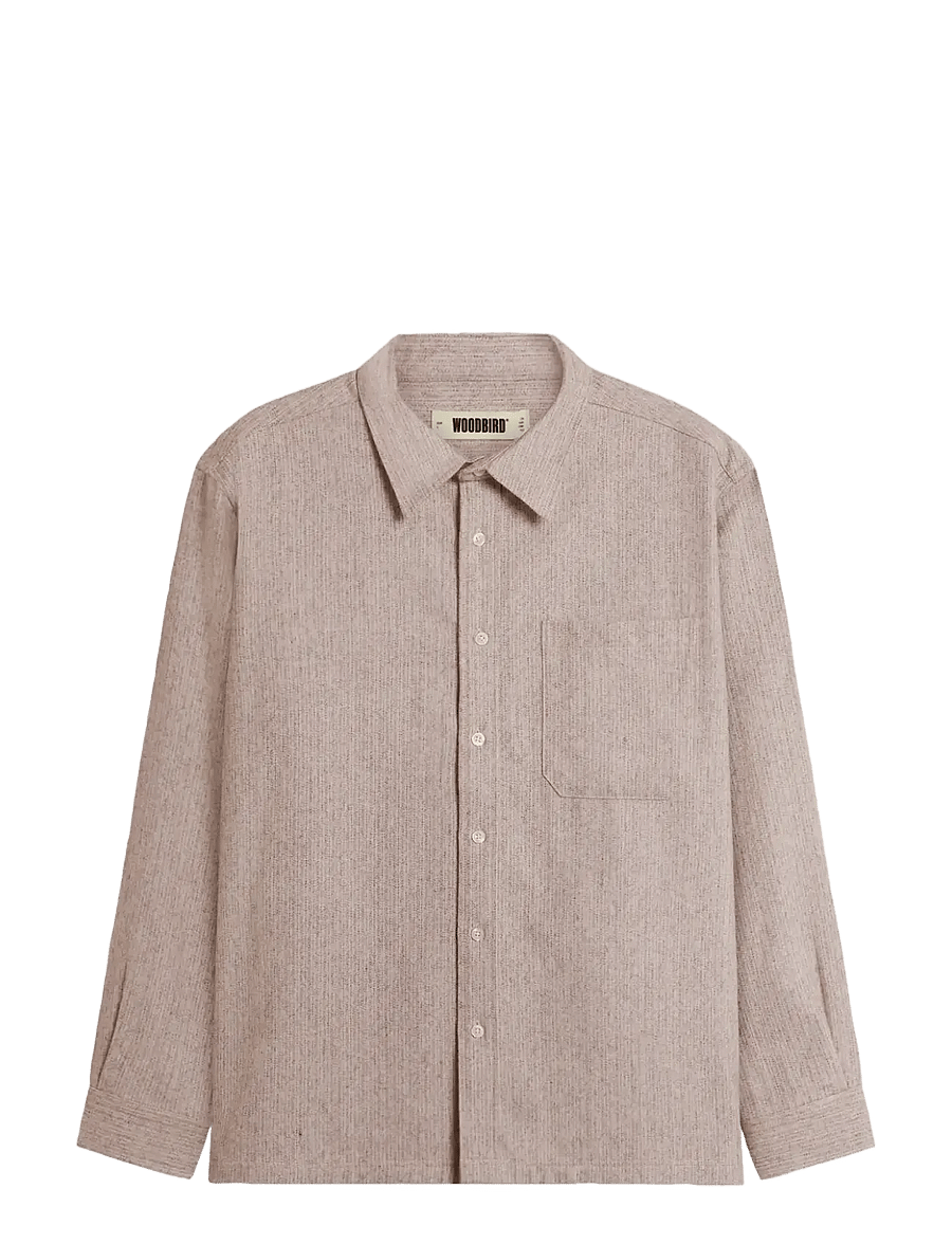 Woodbird - WBBuzo Wool Shirt - koszule casual - light pink - 0