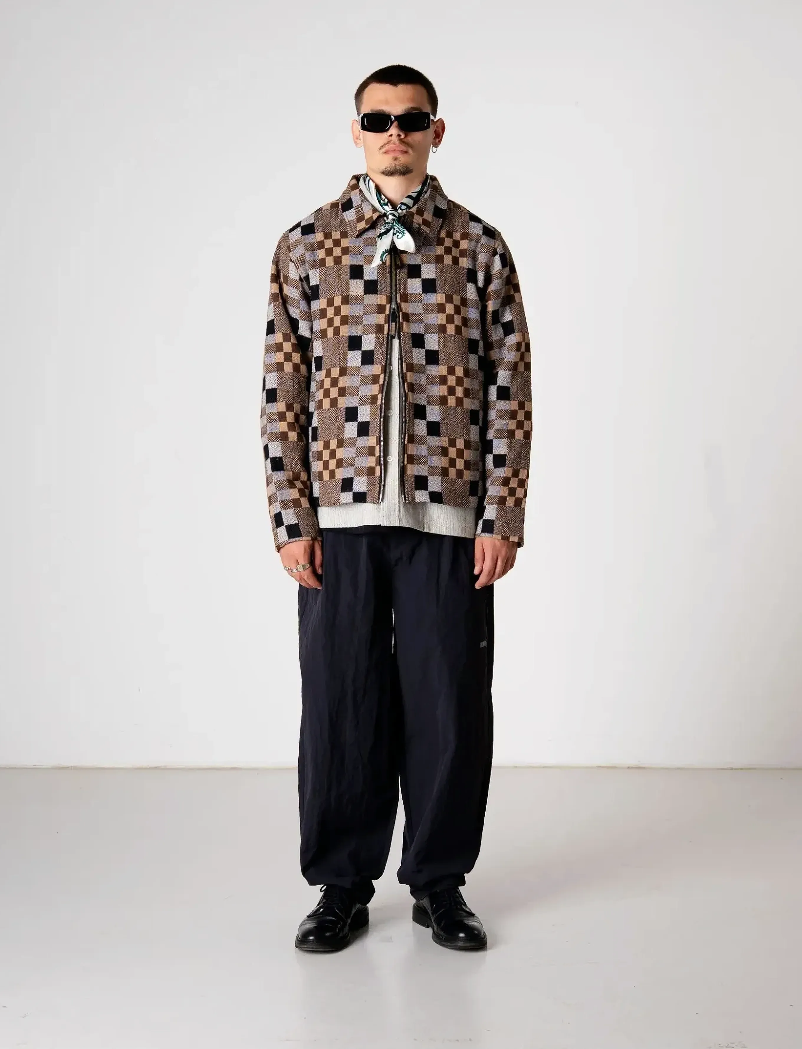 Woodbird Wbbuck Patch Jacket, L, Jackets, Mehrfarbig/gemustert - Light Männerswear
