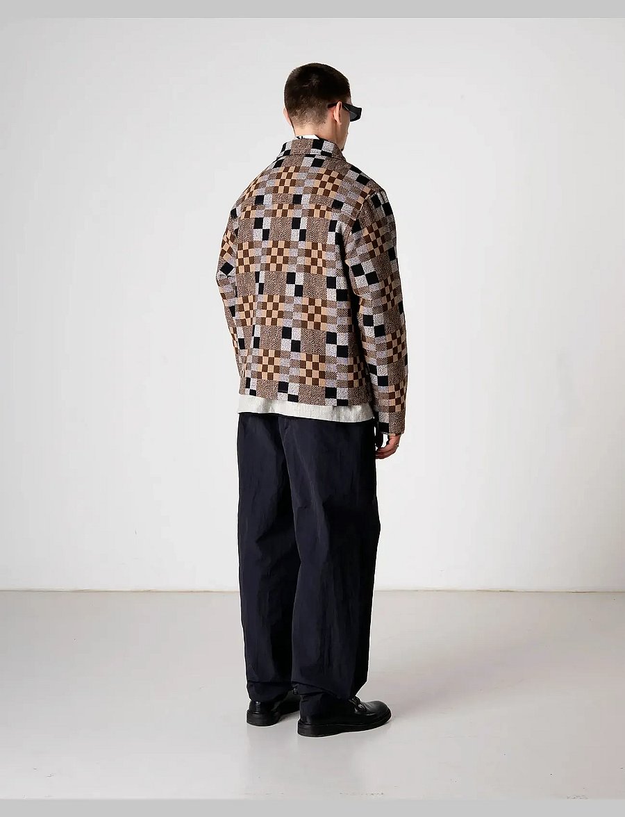Woodbird - WBBuck Patch Jacket - frühlingsjacken - brown check - 3