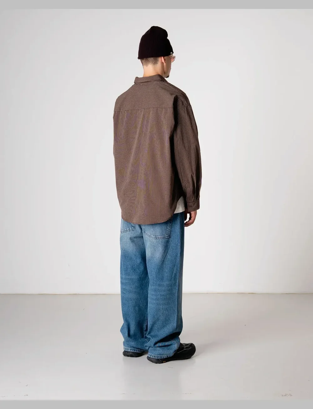 Woodbird - WBJong Stripe shirt - basic-hemden - brown - 3