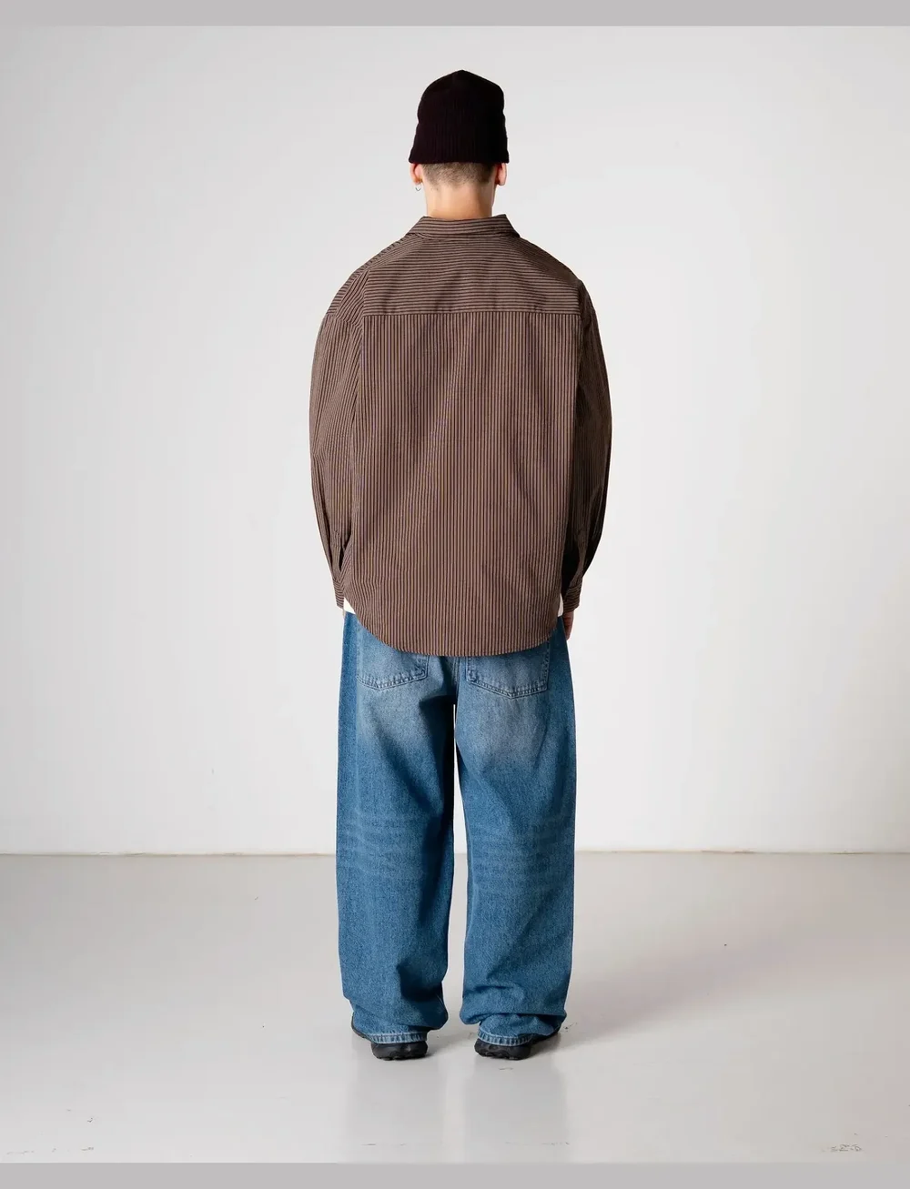 Woodbird - WBJong Stripe shirt - basic-hemden - brown - 4