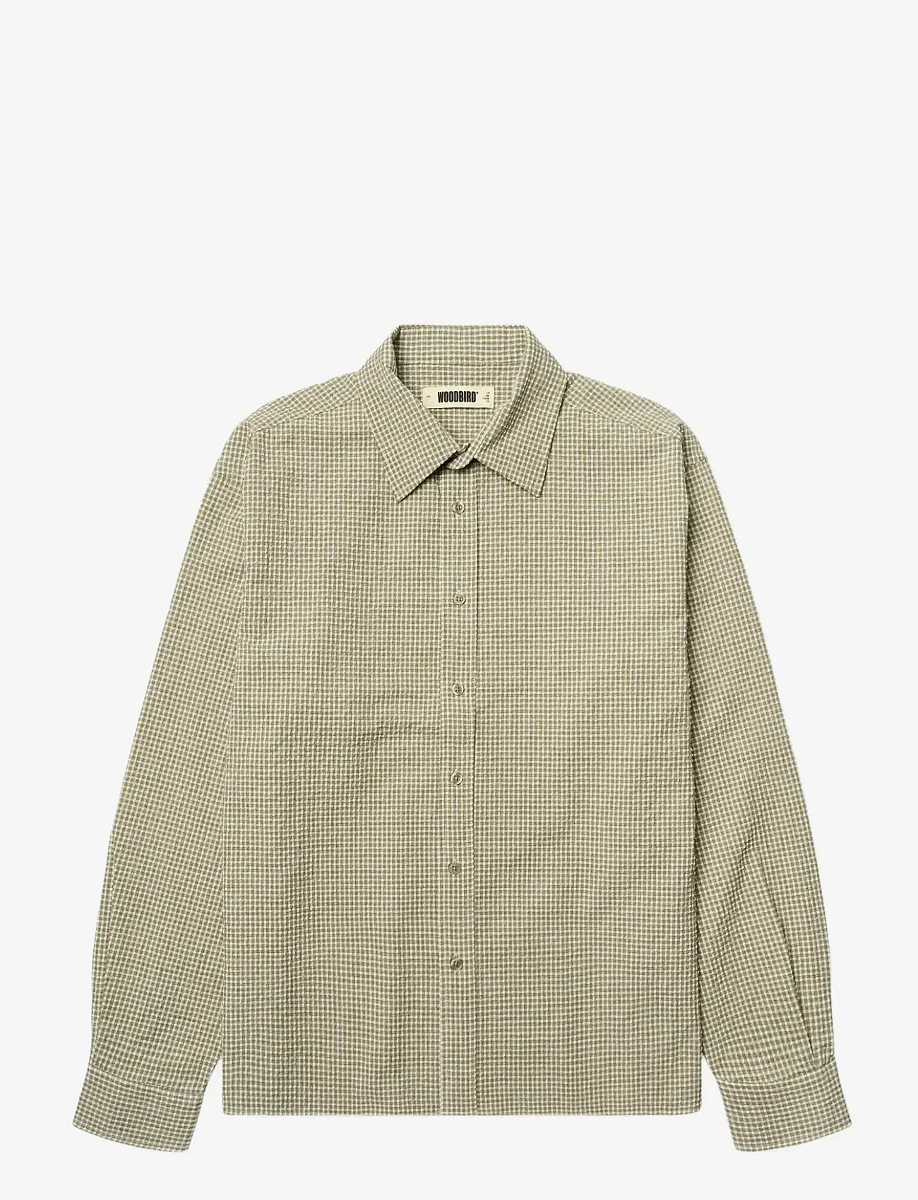 Woodbird - WBBuzo Seer Check Shirt - checkered shirts - off white check - 1