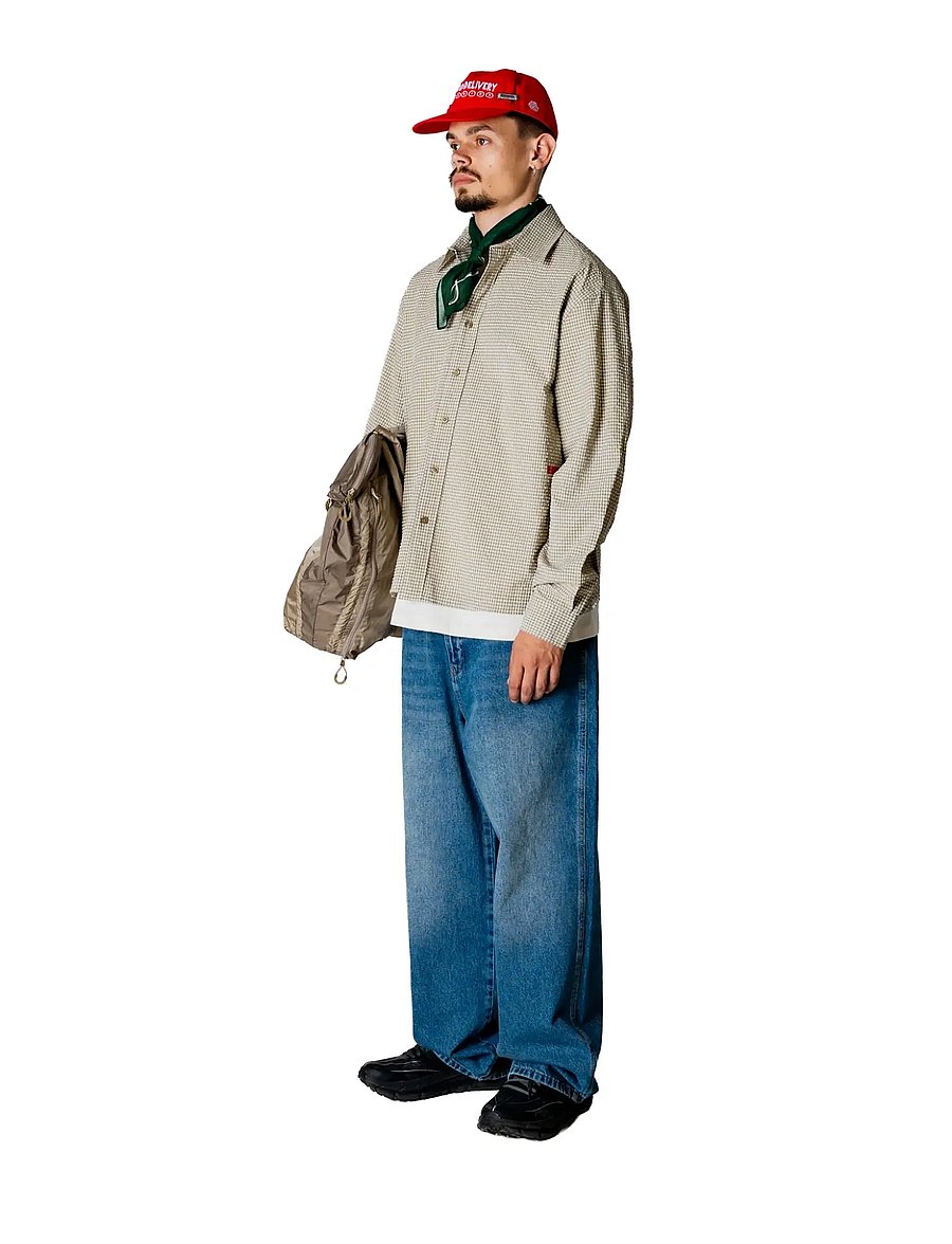 Woodbird - WBBuzo Seer Check Shirt - Überhemden - off white check - 3