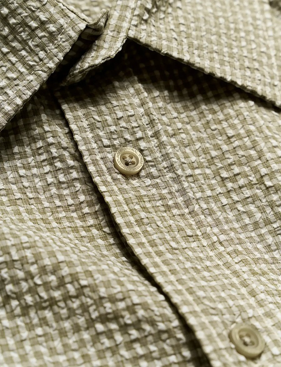 Woodbird - WBBuzo Seer Check Shirt - Überhemden - off white check - 5