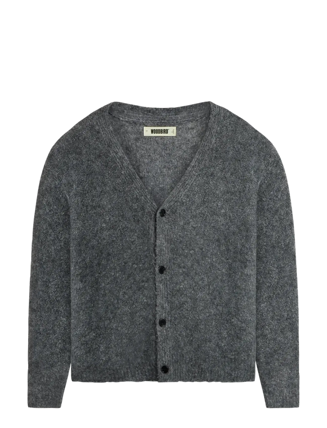 WOODBIRD Wbkoon Loop Cardigan Grau - M - Herren