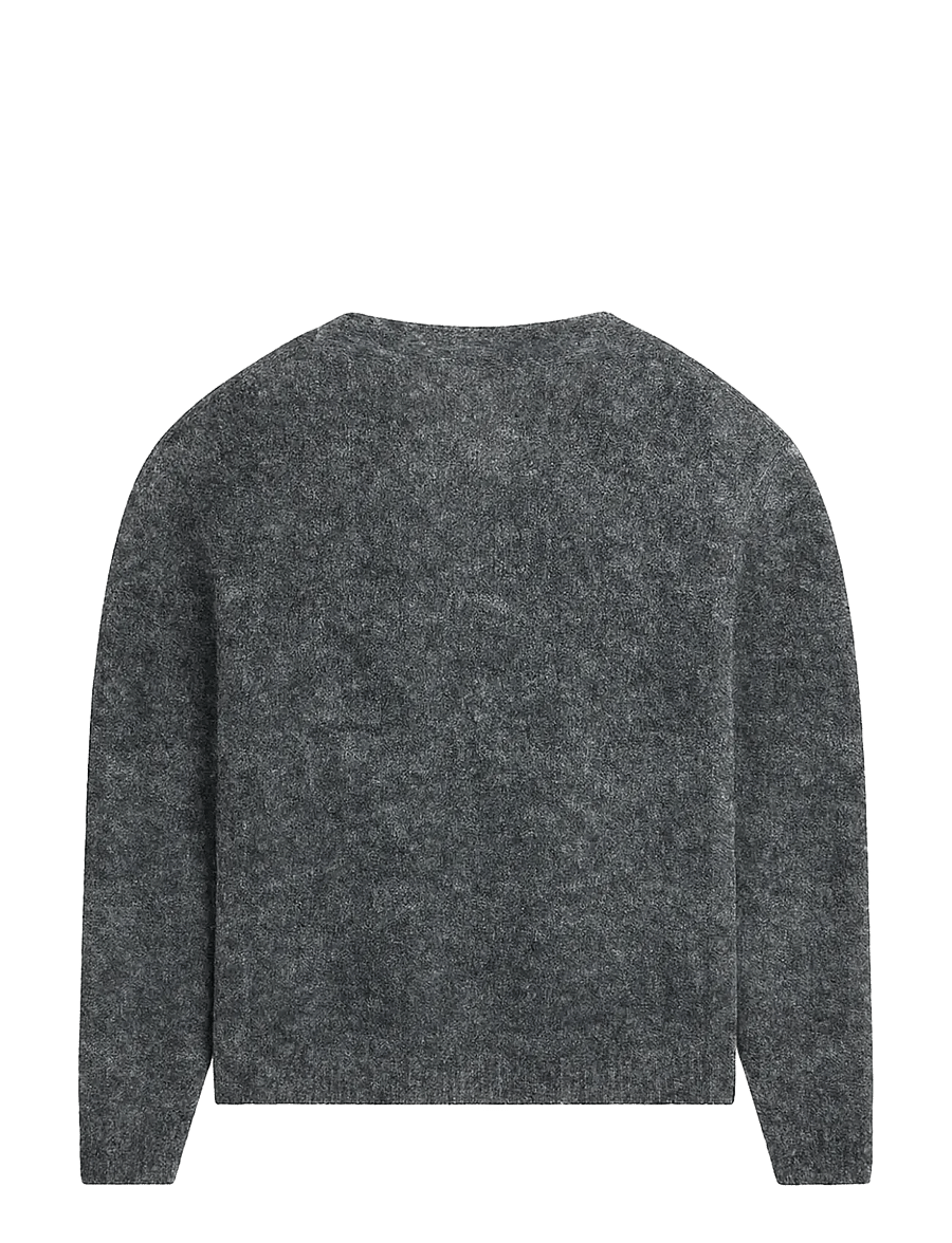 Woodbird - WBKoon Loop Cardigan - cardigans - asphalt - 1