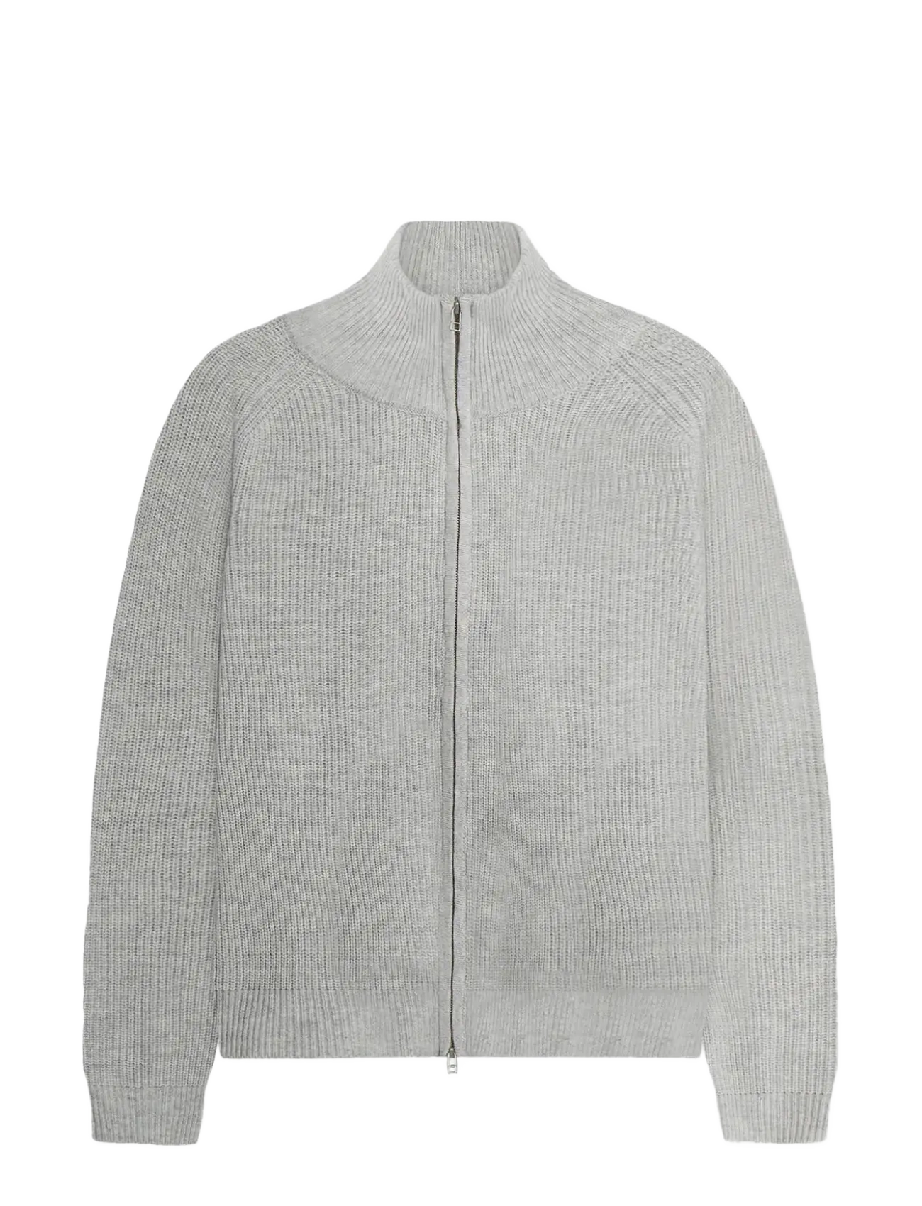 WBJass Wool Zip - LIGHT GREY MELANGE