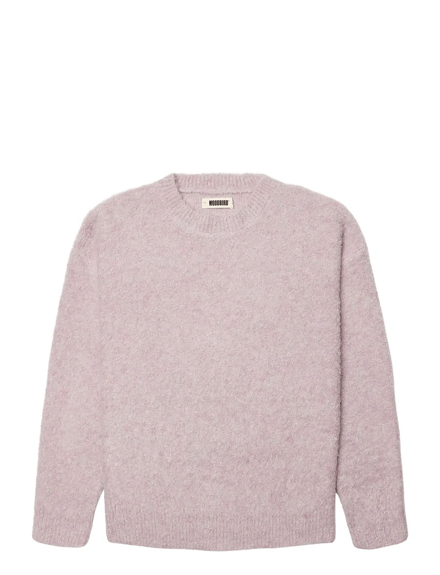 Woodbird - WBKurt Loop Crew - megztiniai su apvalia apykakle - dusty violet - 1