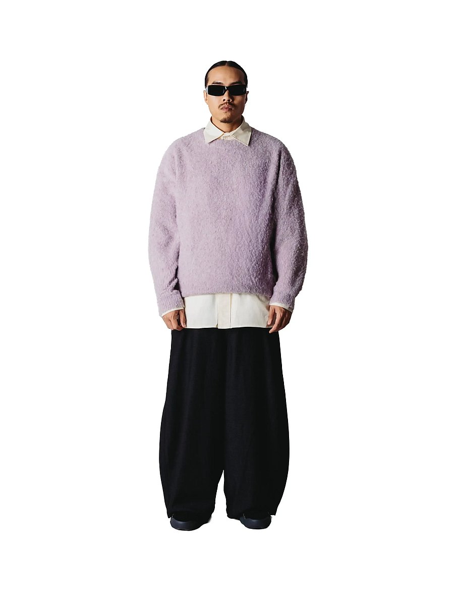 Woodbird - WBKurt Loop Crew - megztiniai su apvalia apykakle - dusty violet - 0