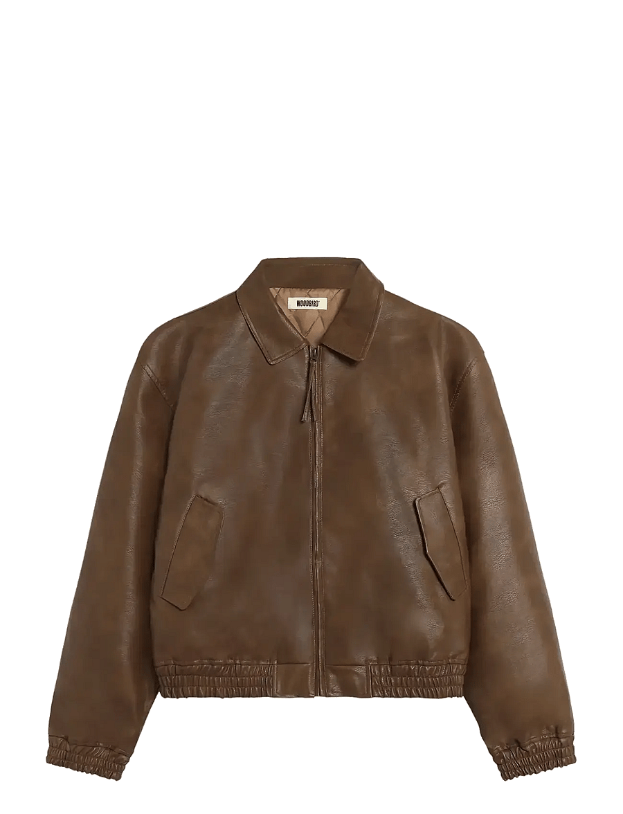 Woodbird - WBBao Biker Jacket - herbstjacken - dark brown - 1
