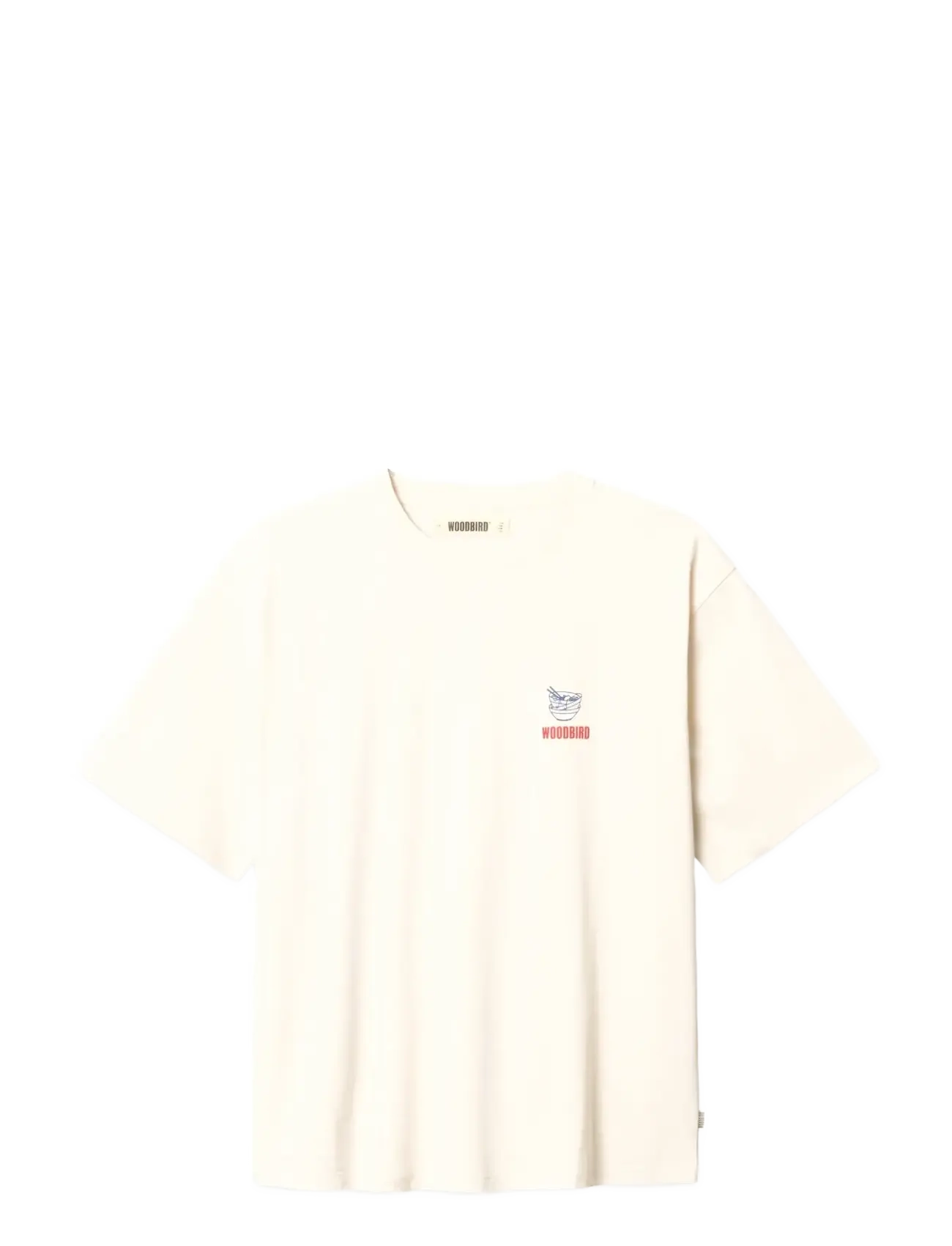 Woodbird WBBaine Noodle Tee - Winter deals - OFF WHITE / cream