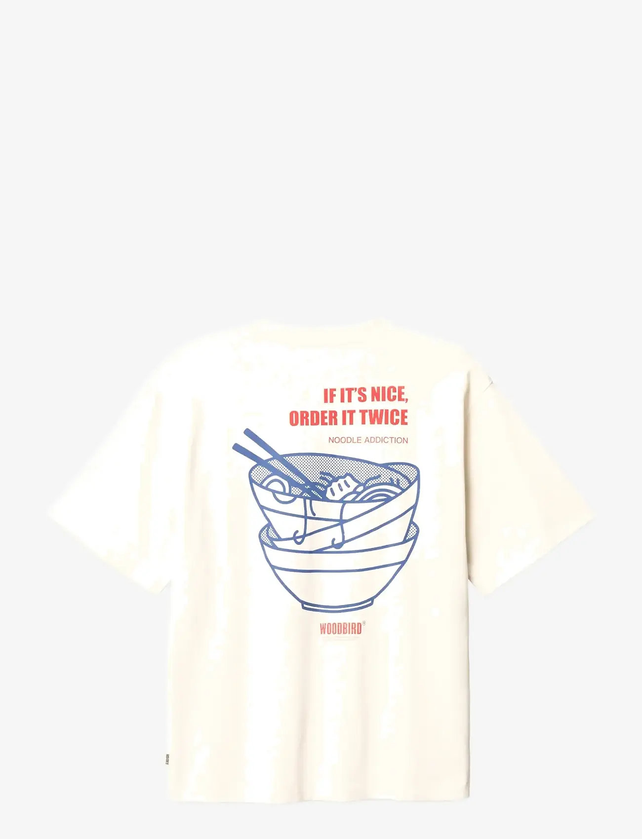Woodbird - WBBaine Noodle Tee - off white - 1