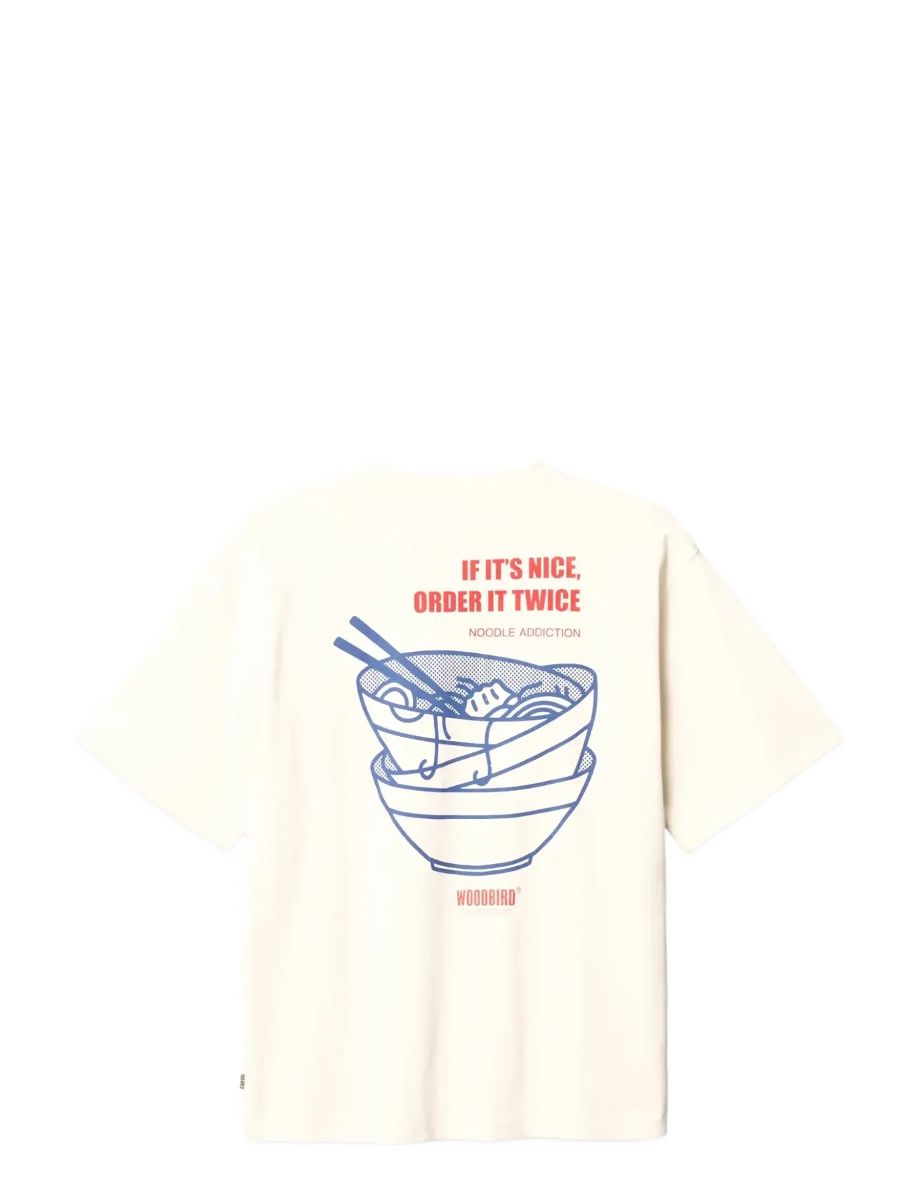Woodbird - WBBaine Noodle Tee - off white - 1