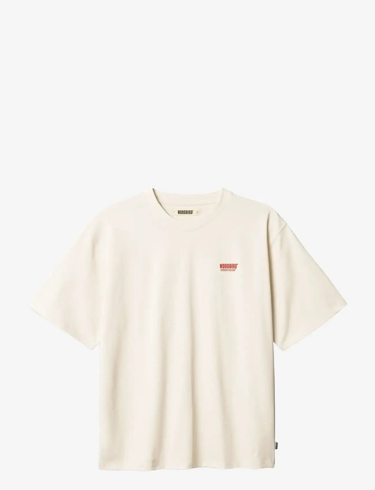 Woodbird - WBBaine Soya Tee - kortærmede t-shirts - off white - 1