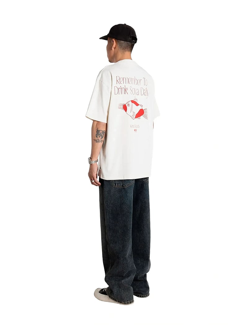 Woodbird - WBBaine Soya Tee - kortærmede t-shirts - off white - 4