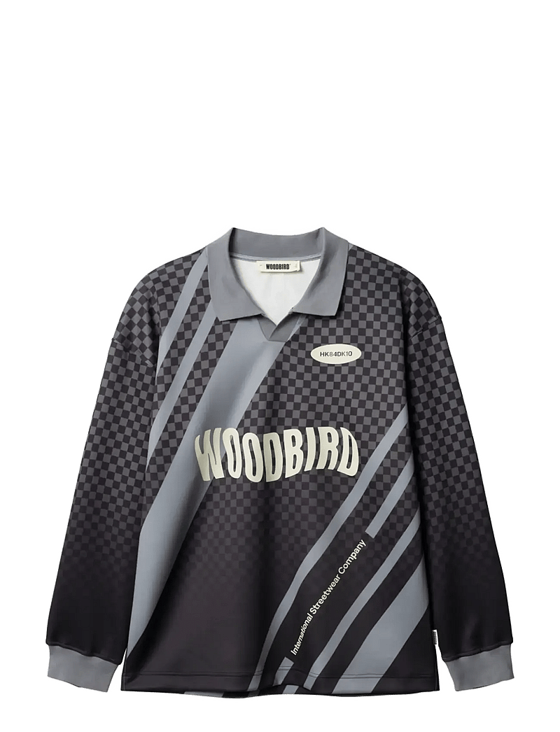 Woodbird - WBKai L/S Sport Tee - långärmade pikéer - black - 0