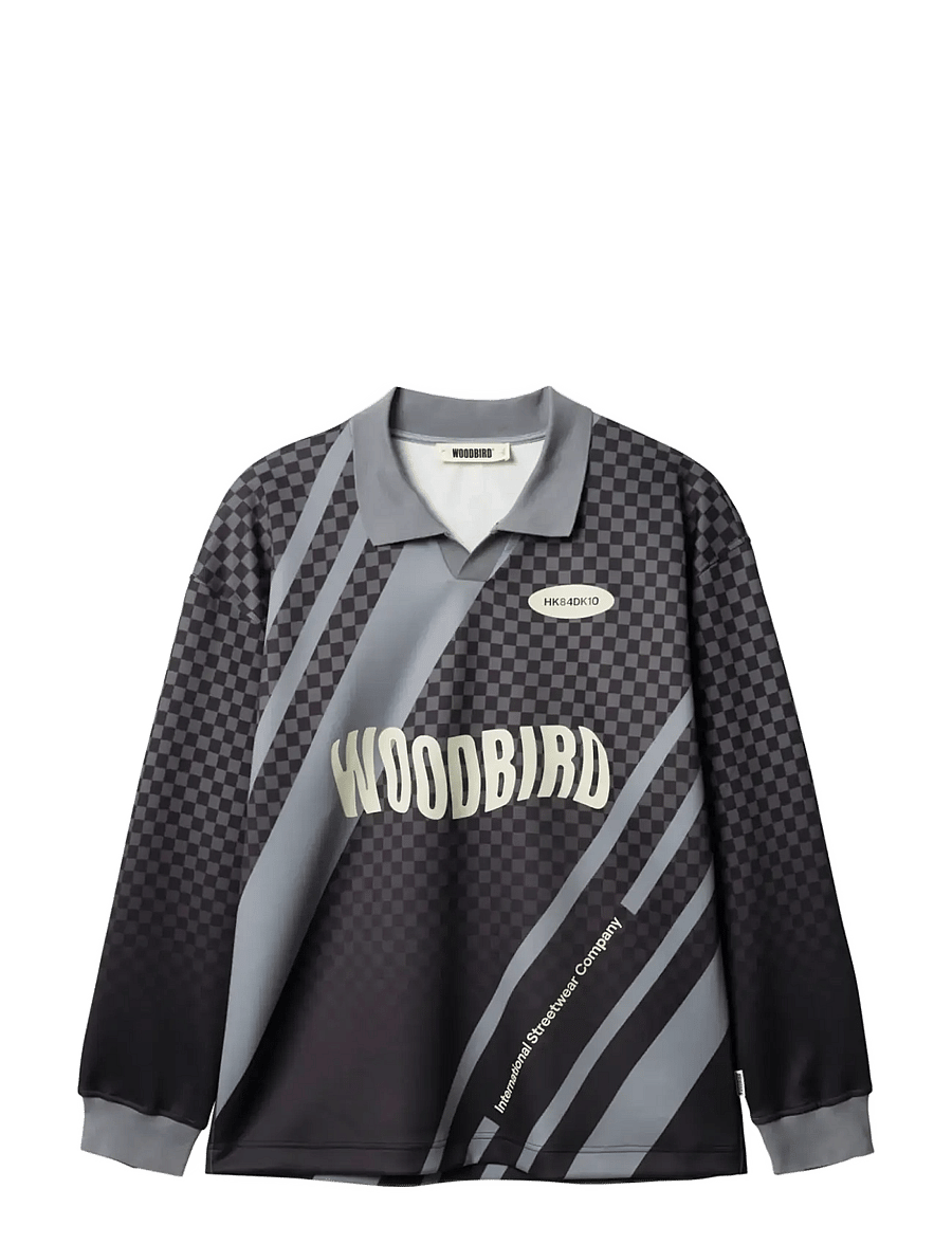 Woodbird - WBKai L/S Sport Tee - polo marškinėliai ilgomis rankovėmis - black - 1
