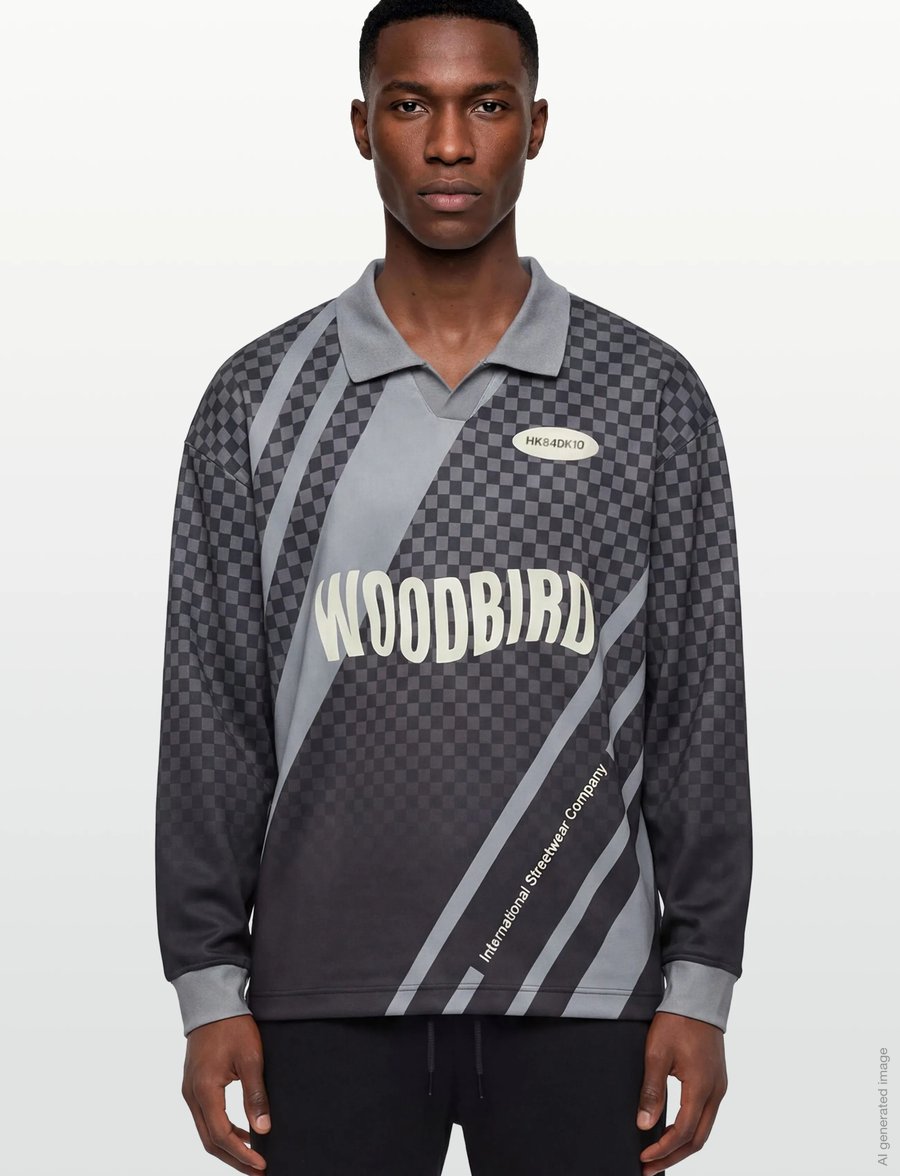 Woodbird - WBKai L/S Sport Tee - polo marškinėliai ilgomis rankovėmis - black - 3