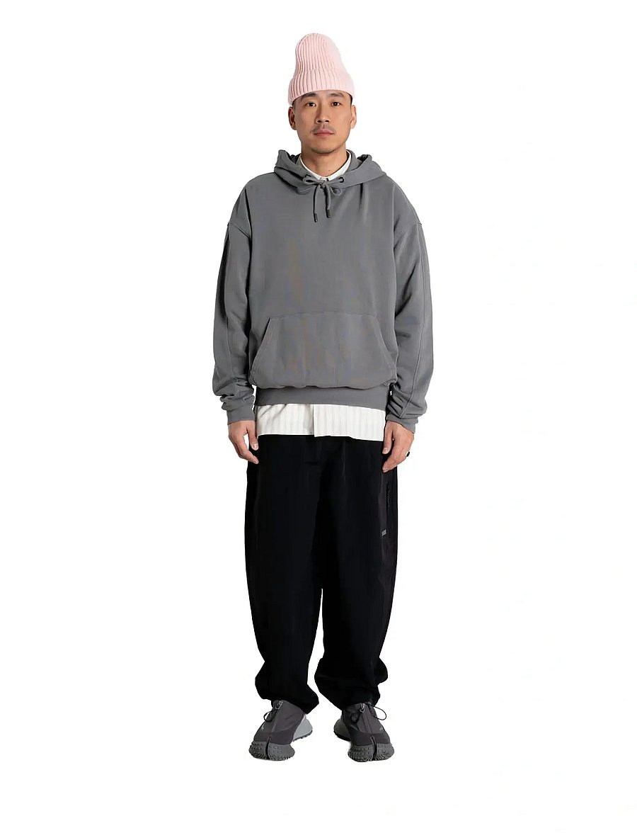 Woodbird - WBSho Washed Hoodie - kapuutsiga pusad - antra grey - 0